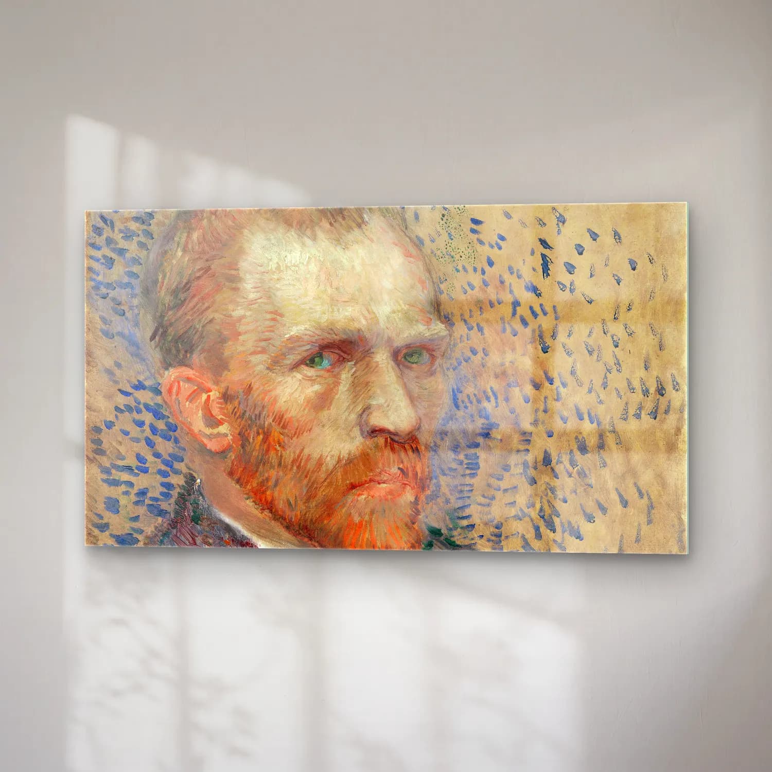 Vincent van Gogh – self-portrait cam tablo — sağ açıdan görünüm