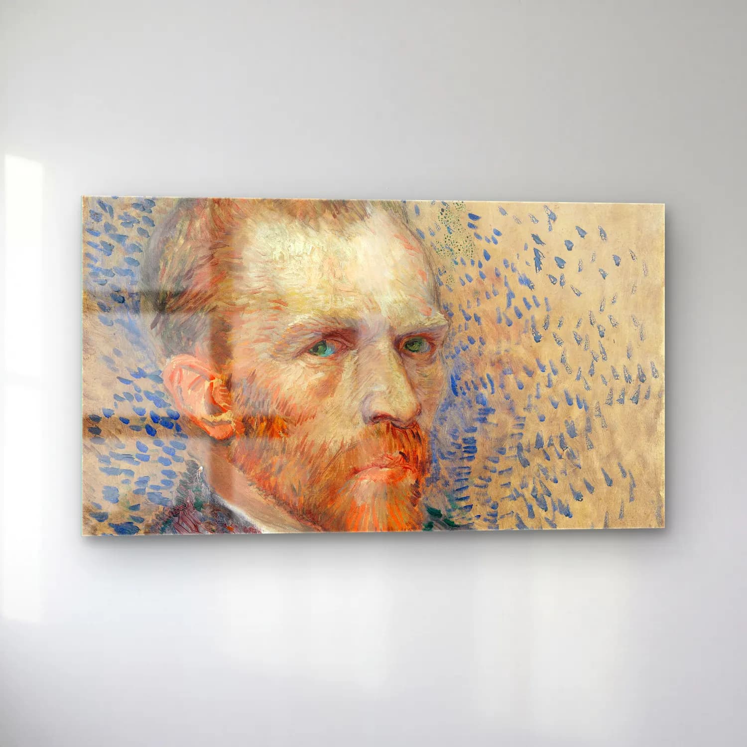 Vincent van Gogh – self-portrait cam tablo — sol açıdan görünüm