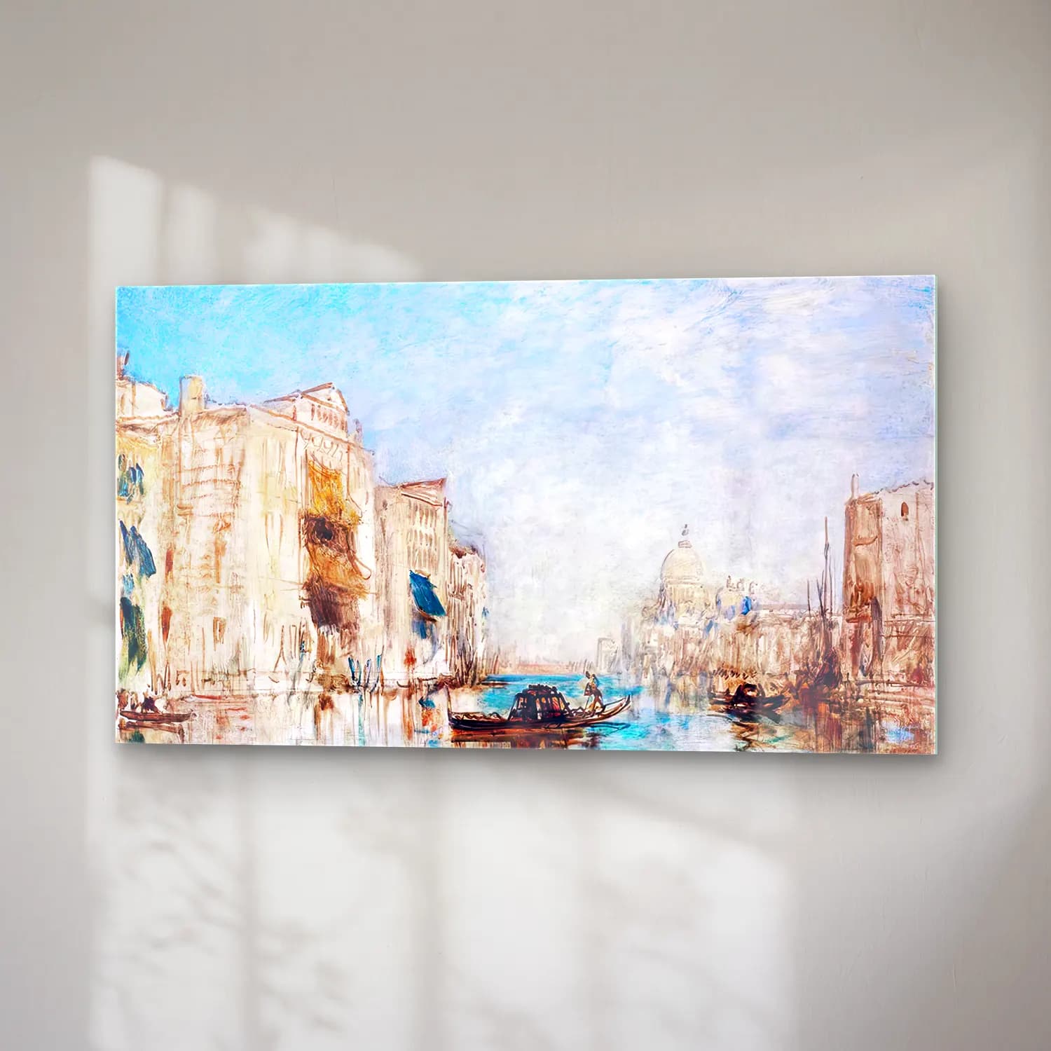 Félix Ziem – A View of Venice cam tablo — sağ açıdan görünüm