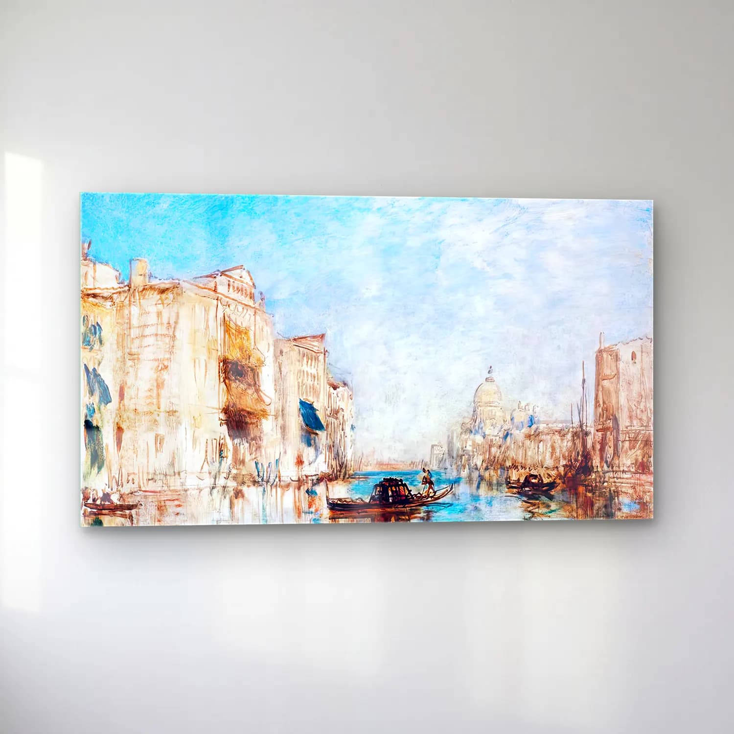 Félix Ziem – A View of Venice cam tablo — sol açıdan görünüm