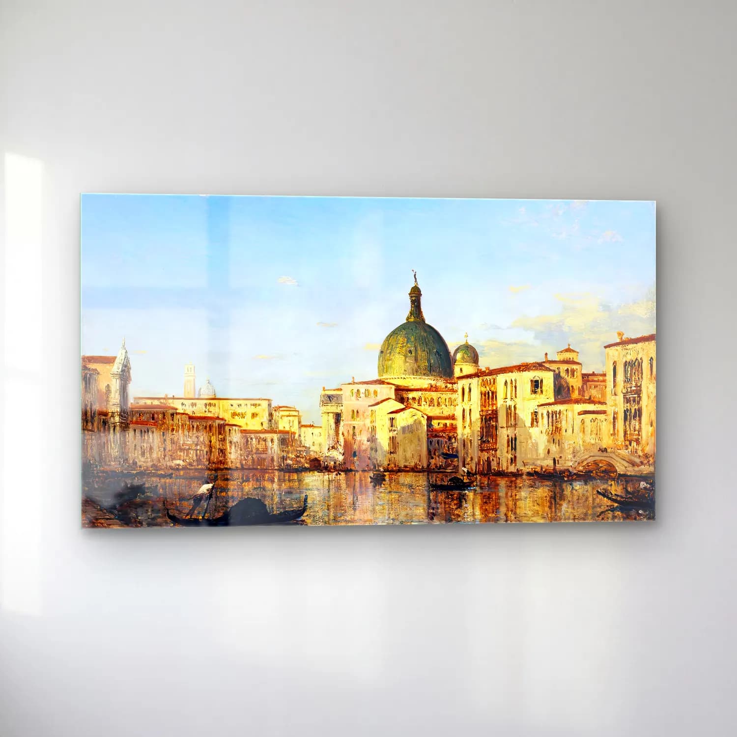 Félix Ziem – San Simeone Piccolo, Venice cam tablo — sol açıdan görünüm