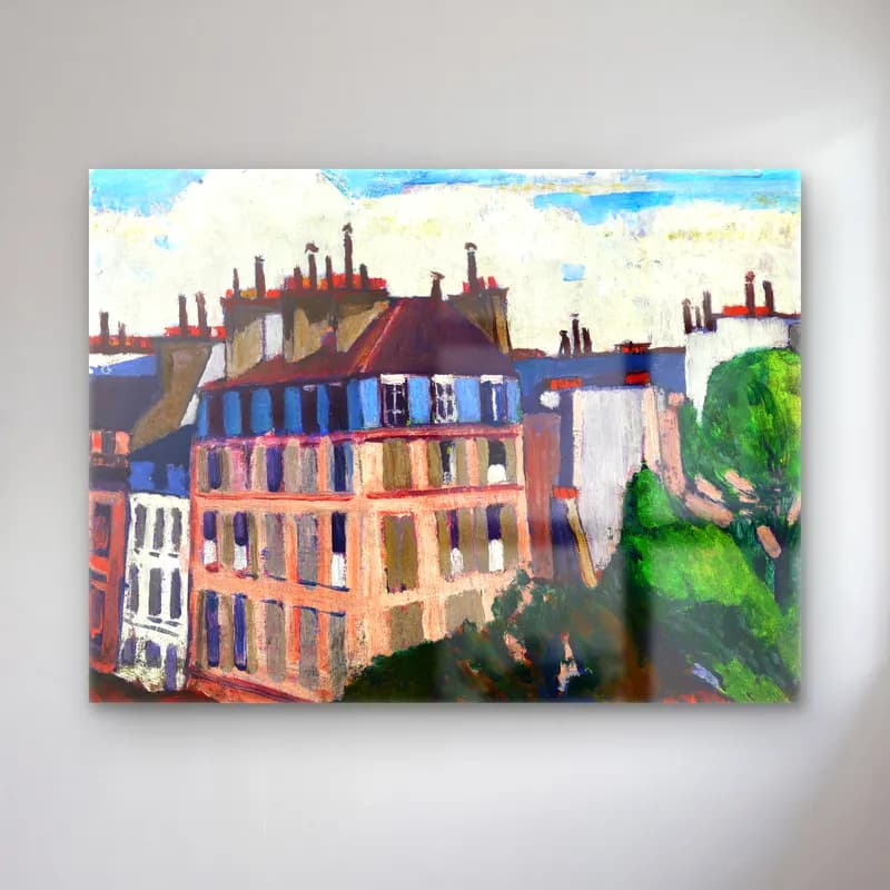 Empresyonist Paris ve Eyfel Kulesi – Pastel Tonlar cam tablo — Empresyonist Paris ve Eyfel Kulesi – Pastel Tonlar — empresyonist paris ve eyfel kulesi