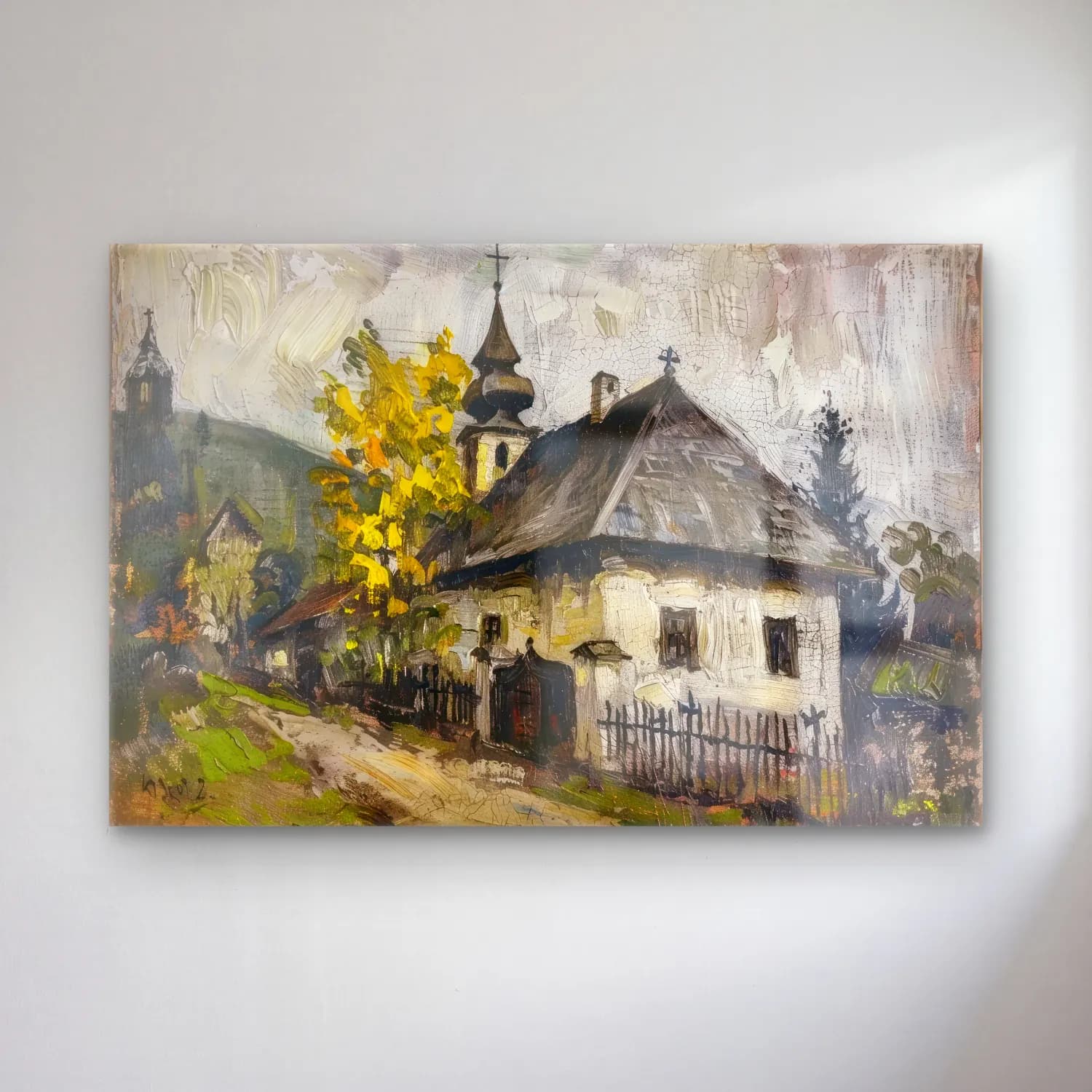 Yağlı Boya Katedral No. 24 cam tablo — Yağlı Boya Katedral No. 24 — yağlı boya katedral