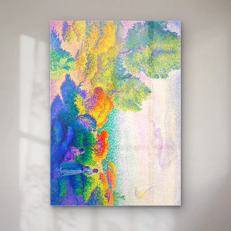 Empresyonist Renk Alanları – Pastel Tonlar cam tablo — Empresyonist Renk Alanları – Pastel Tonlar — empresyonist renk alanları