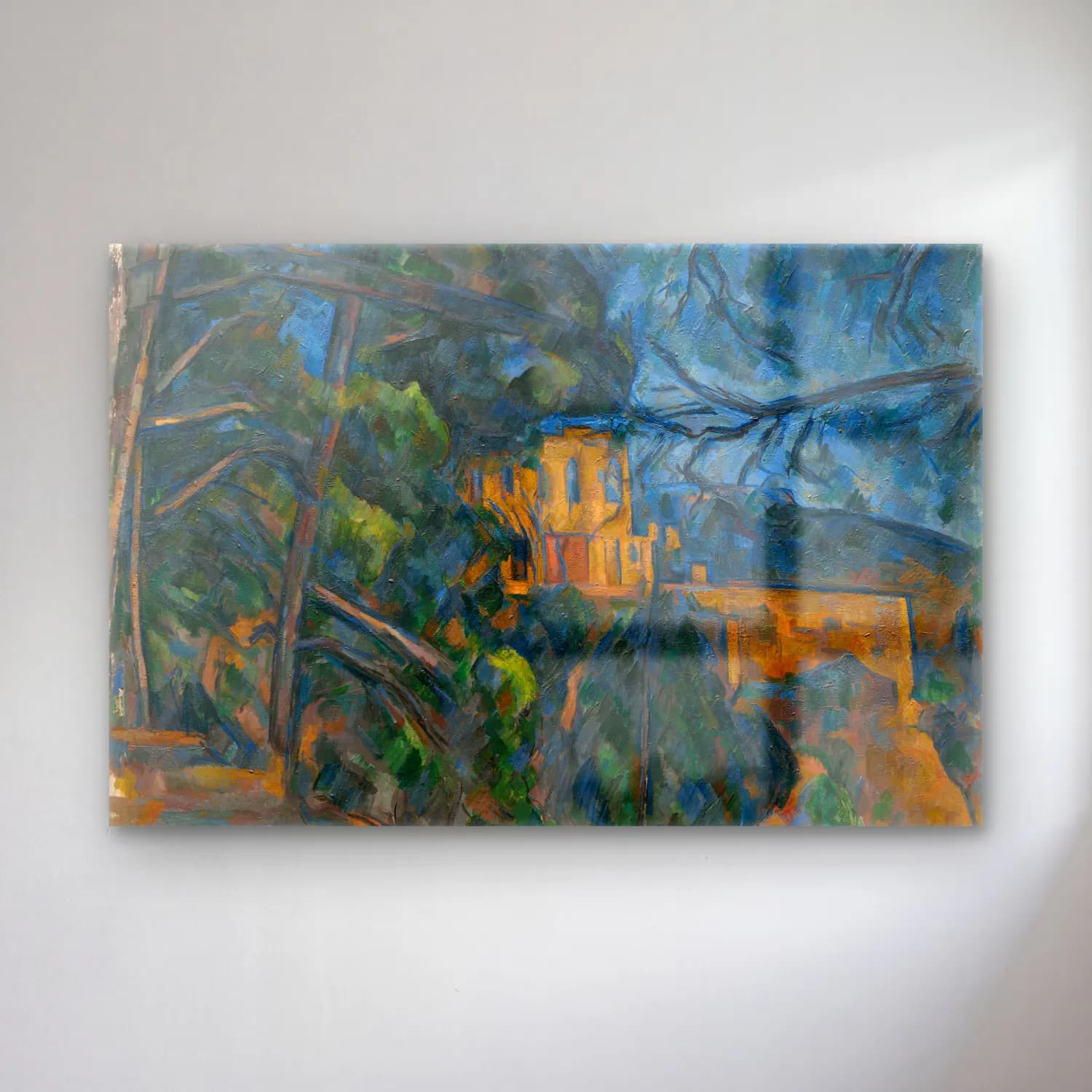 Paul Cezanne – Şato cam tablo — Paul Cezanne – Şato — empresyonist şato