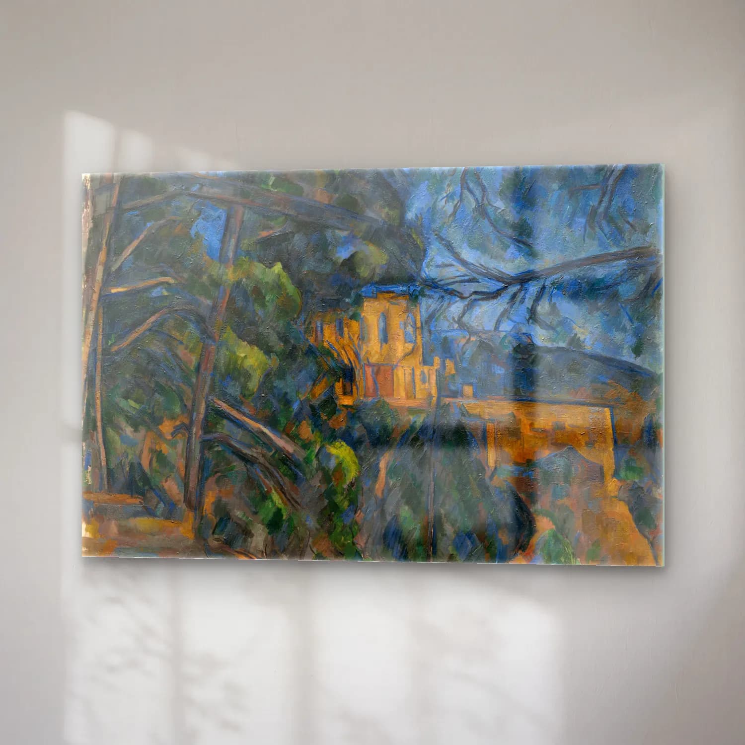 Paul Cezanne – Şato cam tablo — sağ açıdan görünüm