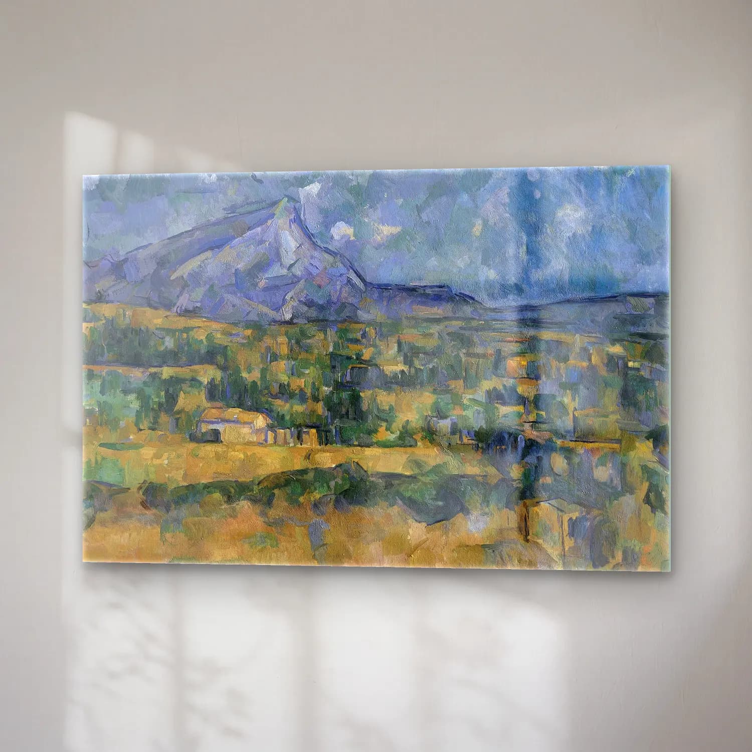 Paul Cezanne – Dağ Manzarası cam tablo — sağ açıdan görünüm