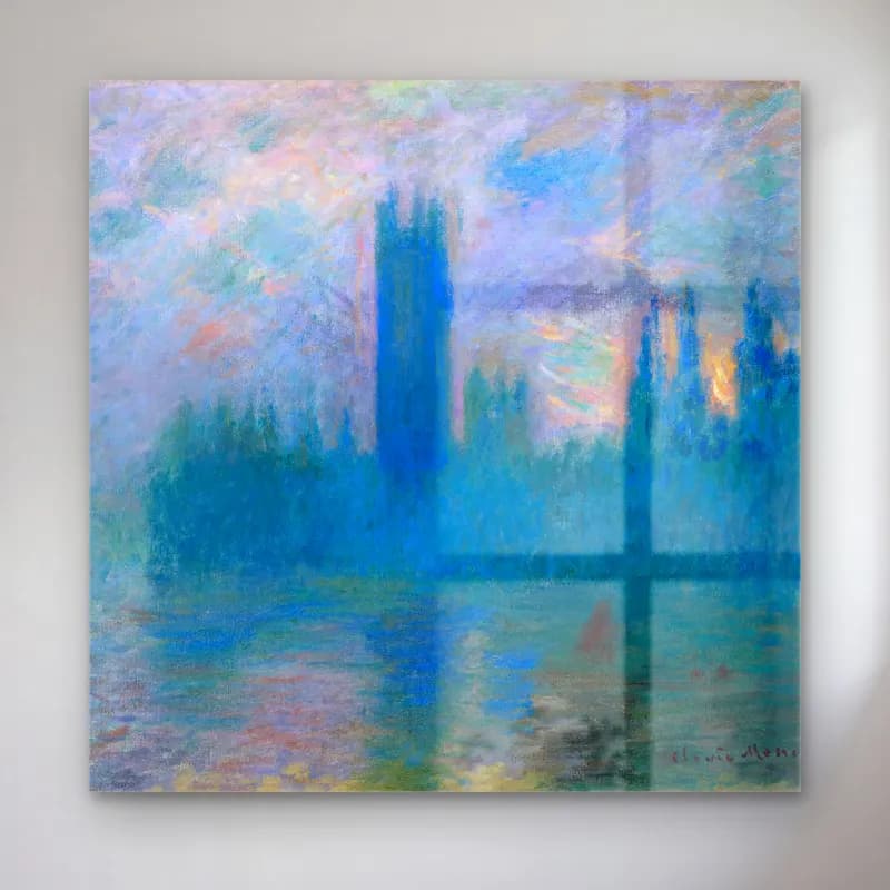 Claude Monet – Şato cam tablo — Claude Monet – Şato — empresyonist şato