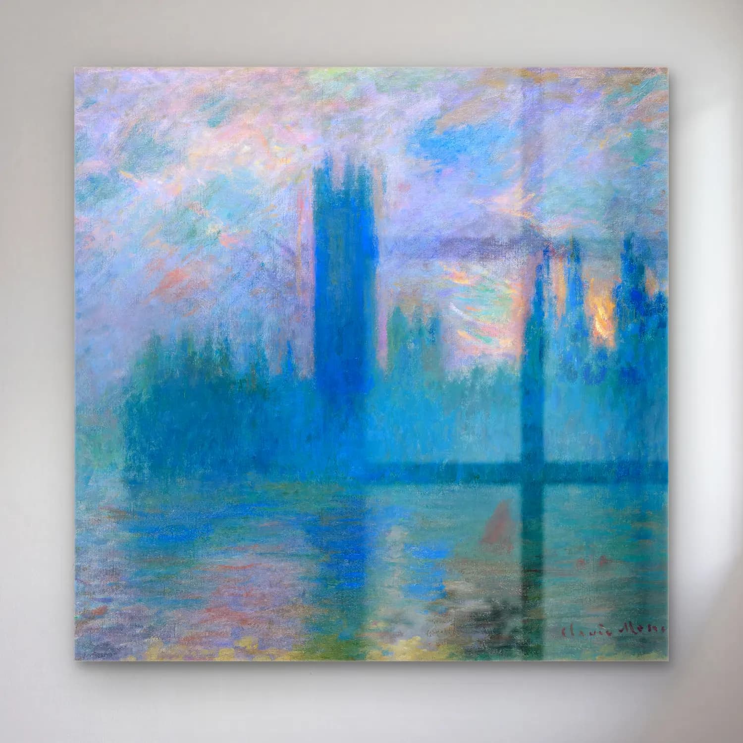 Claude Monet – Şato cam tablo — Claude Monet – Şato — empresyonist şato