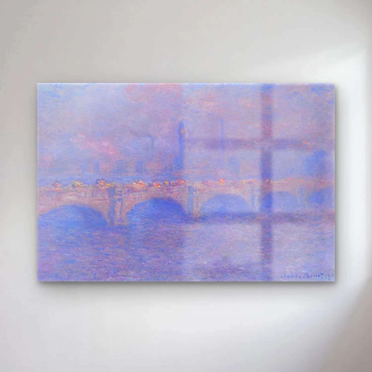 Claude Monet – Köprü cam tablo — Claude Monet – Köprü — empresyonist köprü