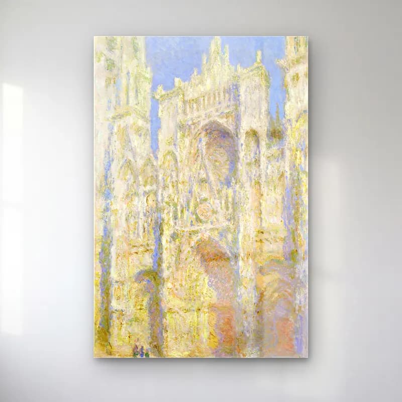 Claude Monet – Katedral cam tablo — Claude Monet – Katedral — empresyonist katedral