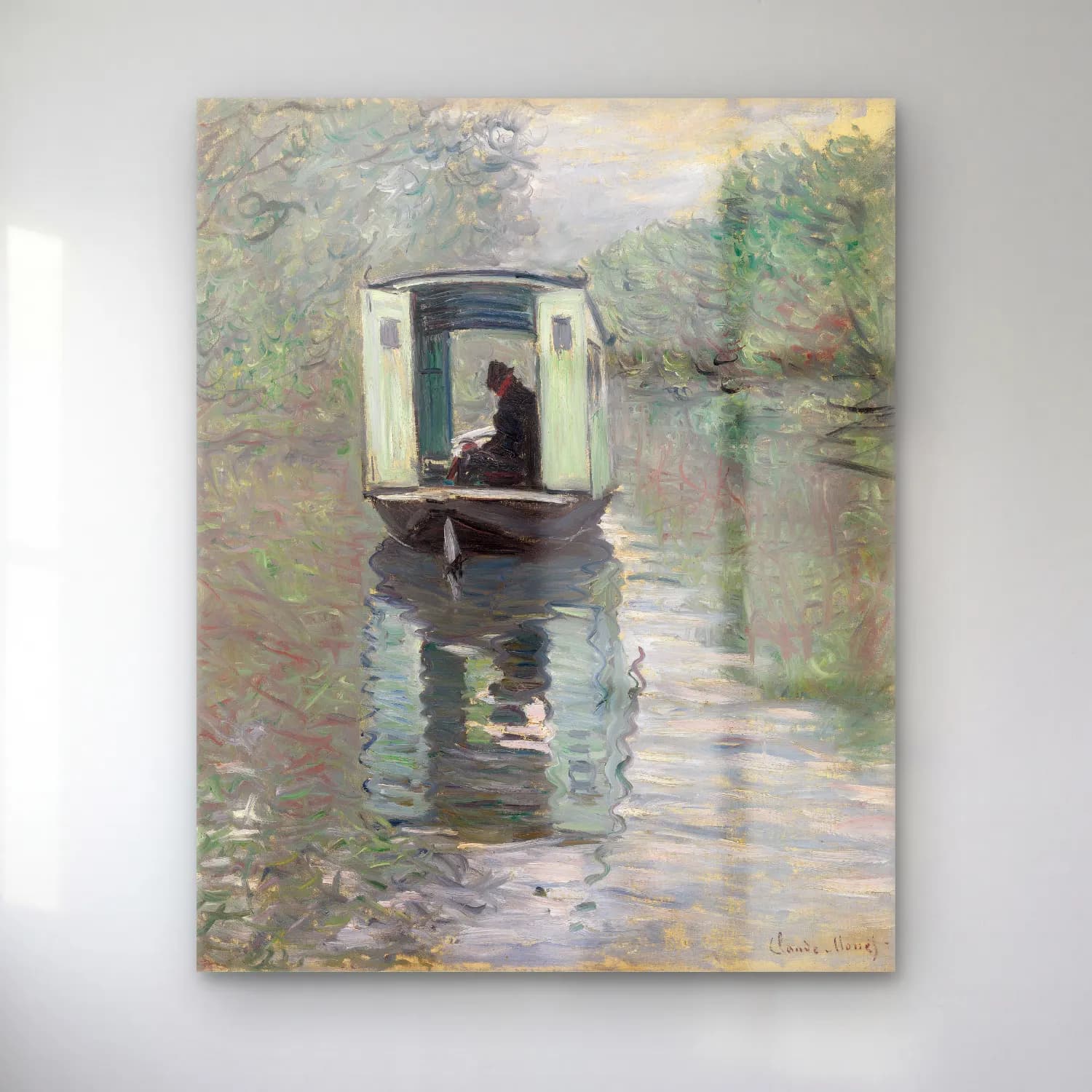 Claude Monet – Venedik Kanalları cam tablo — Claude Monet – Venedik Kanalları — empresyonist venedik kanalları