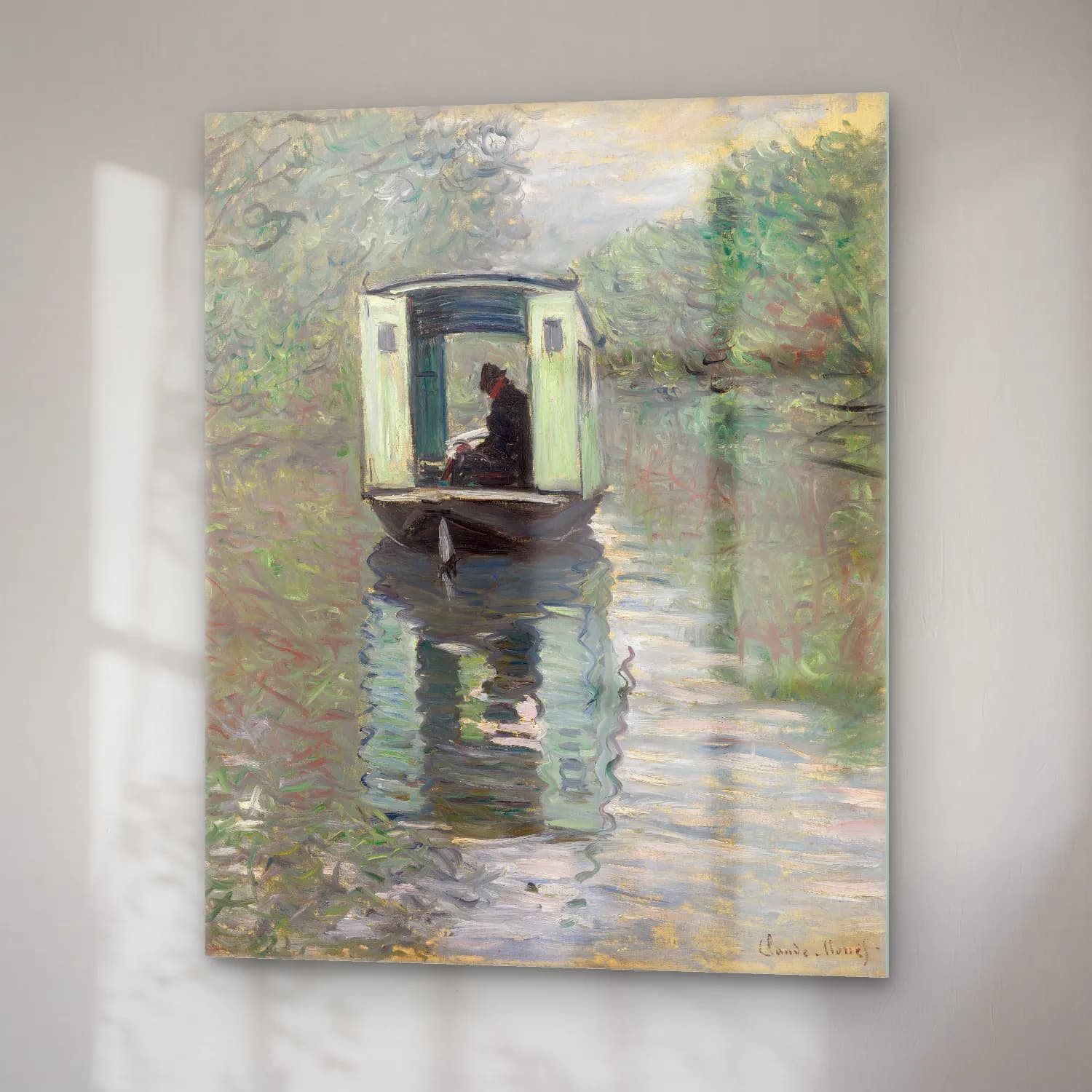 Claude Monet – Venedik Kanalları cam tablo — sağ açıdan görünüm
