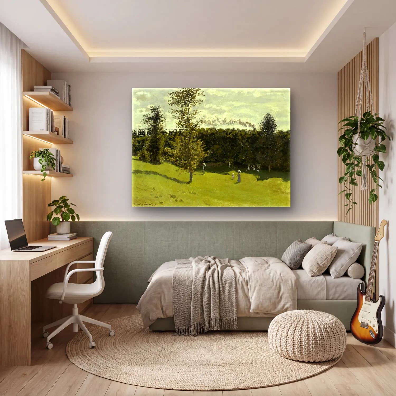 Claude Monet – Golf cam tablo — genç odasında
