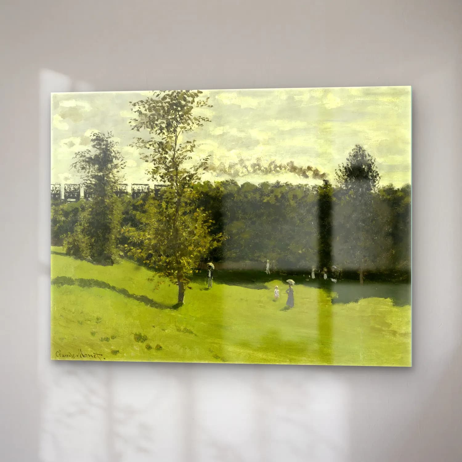 Claude Monet – Golf cam tablo — sağ açıdan görünüm