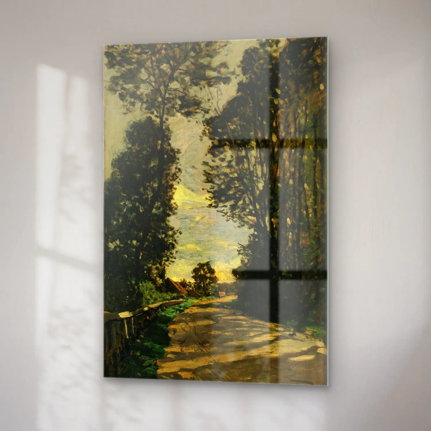 Claude Monet – Orman cam tablo — sağ açıdan görünüm