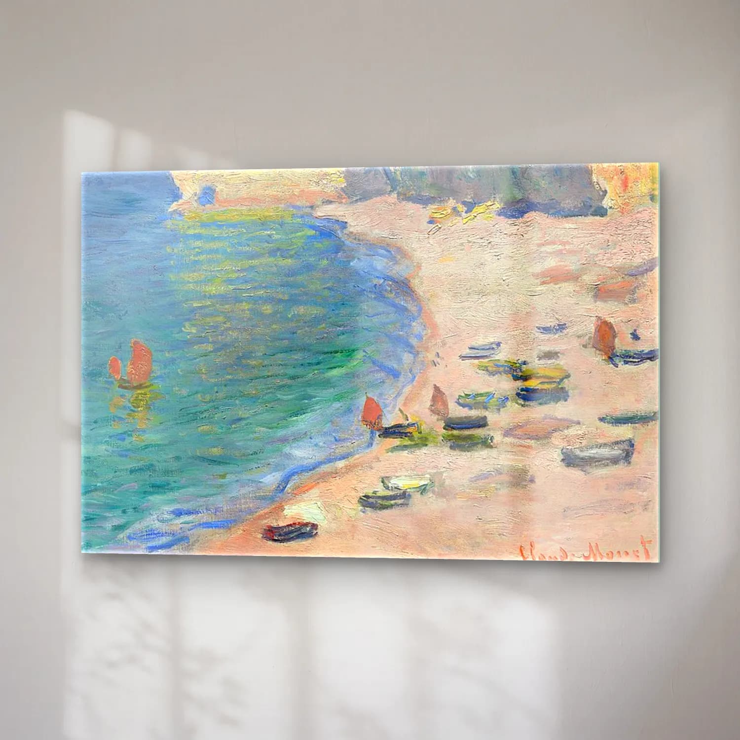 Henri Matisse – Liman ve Tekneler cam tablo — sağ açıdan görünüm