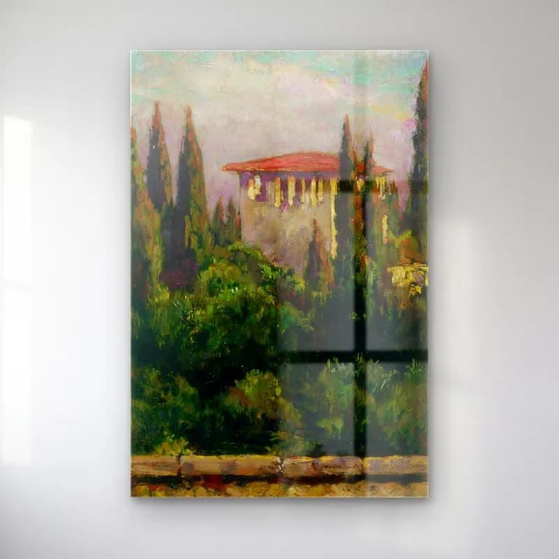 Empresyonist Kır Evi No. 13 cam tablo — Empresyonist Kır Evi No. 13 — empresyonist kır evi
