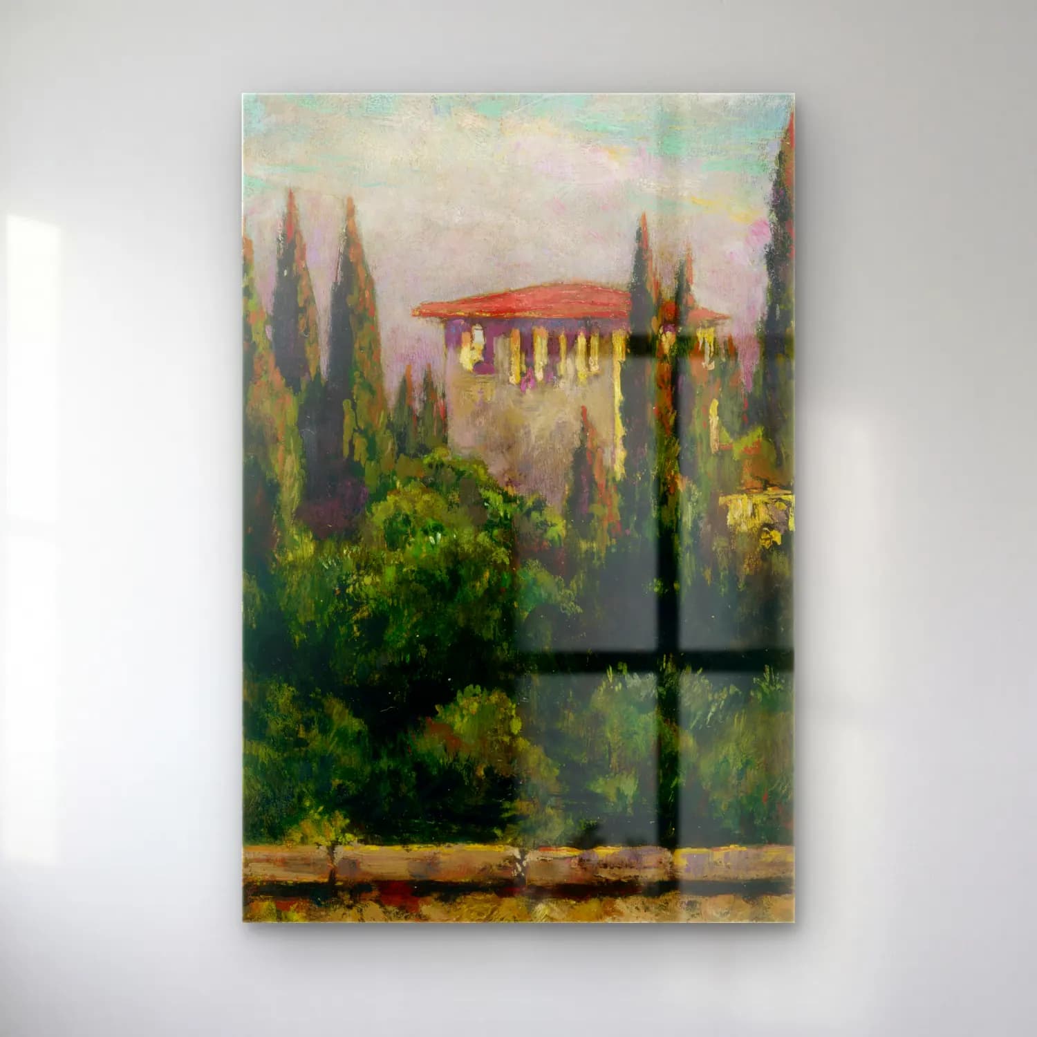 Empresyonist Kır Evi No. 13 cam tablo — Empresyonist Kır Evi No. 13 — empresyonist kır evi