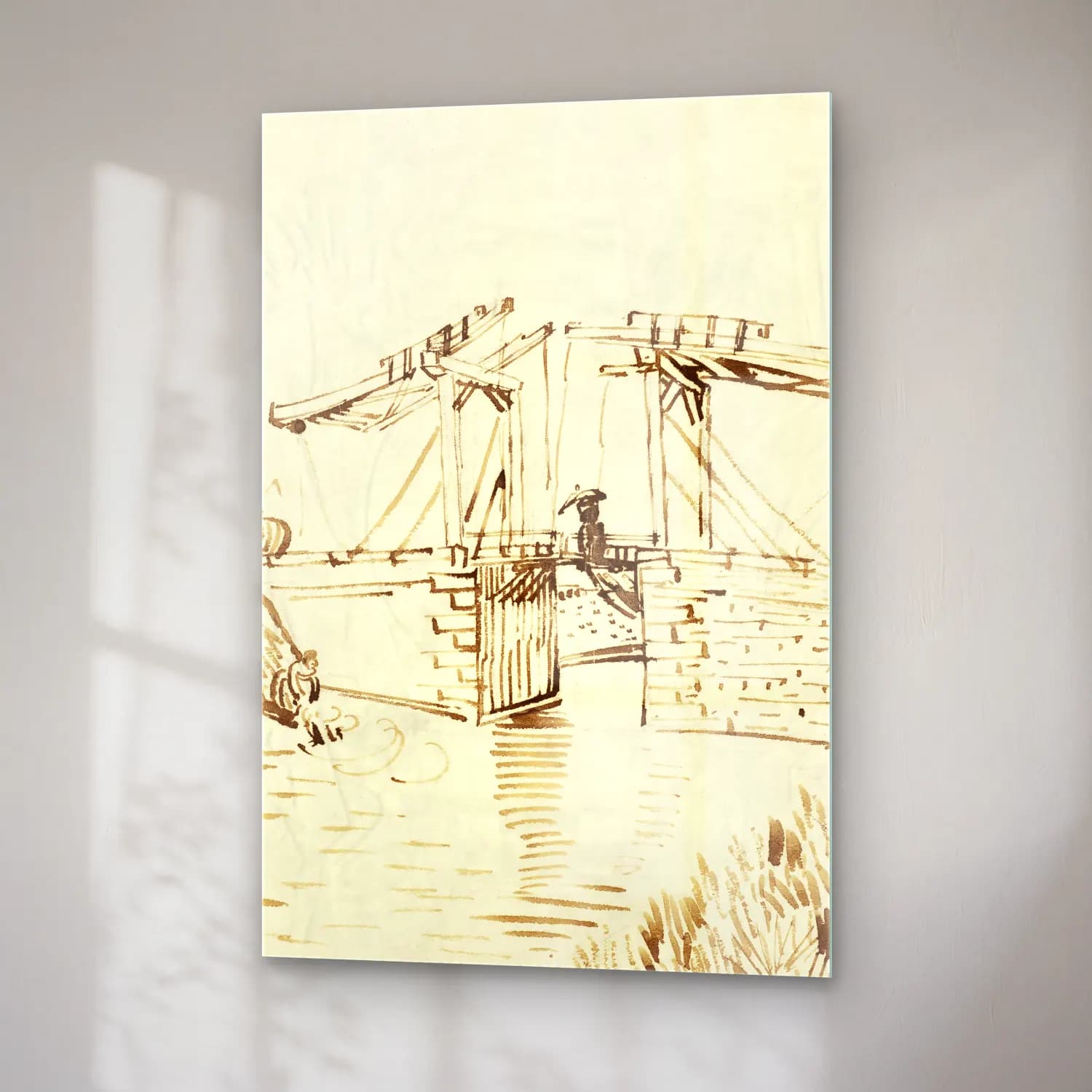 Vincent van Gogh – The Langlois Bridge cam tablo — sağ açıdan görünüm