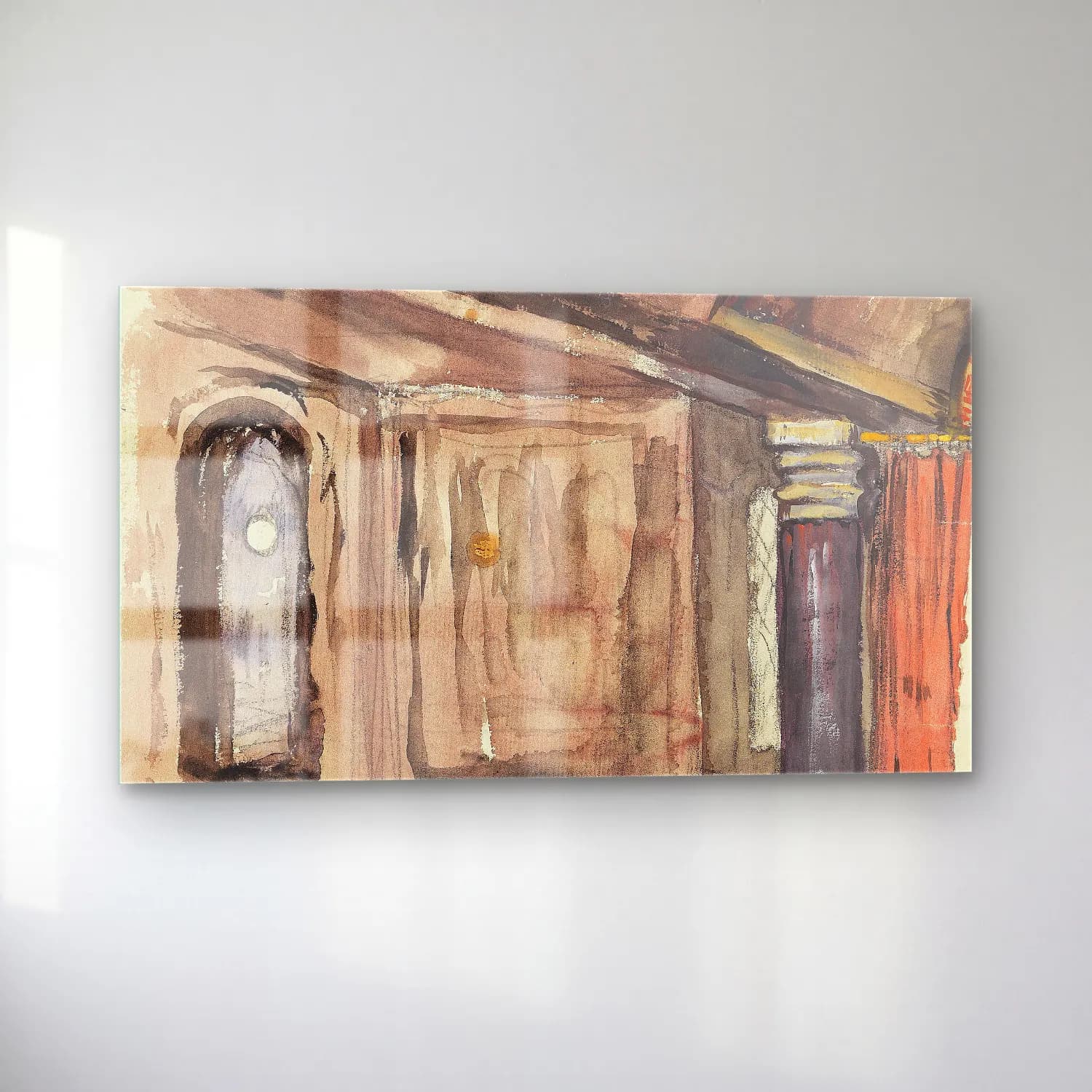 Lovis Corinth – Interieur cam tablo — sol açıdan görünüm