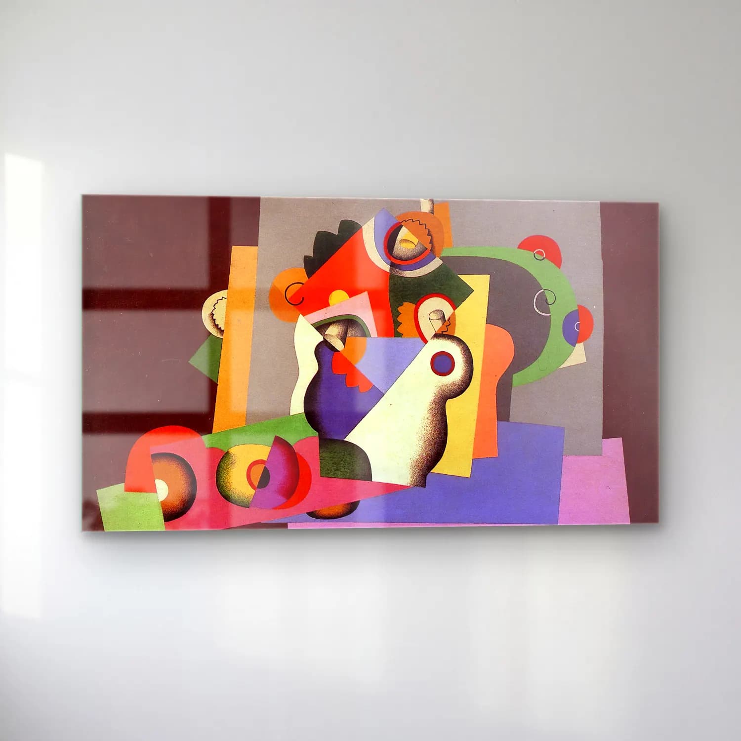 Georges Valmier – Composition with flowers cam tablo — sol açıdan görünüm