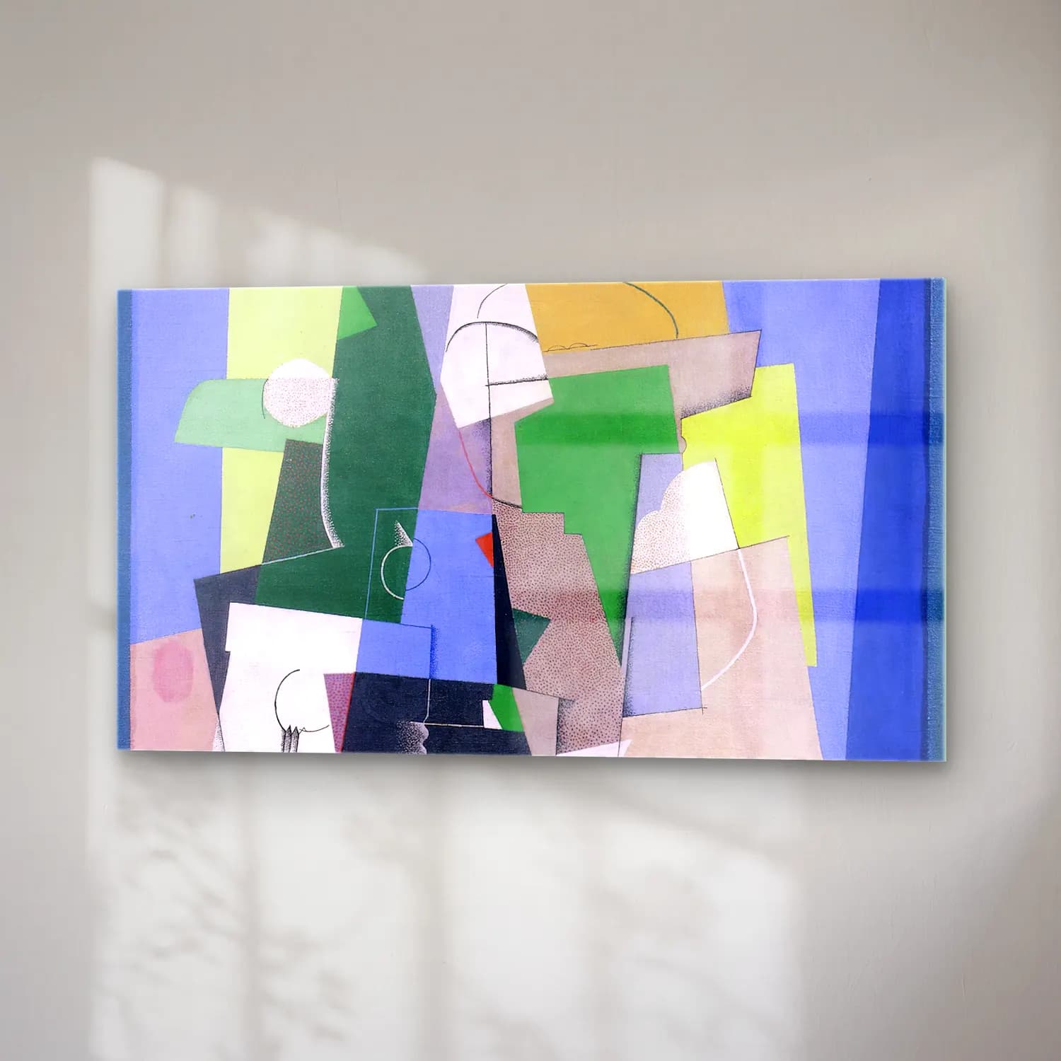 Georges Valmier – Cubist Composition cam tablo — sağ açıdan görünüm