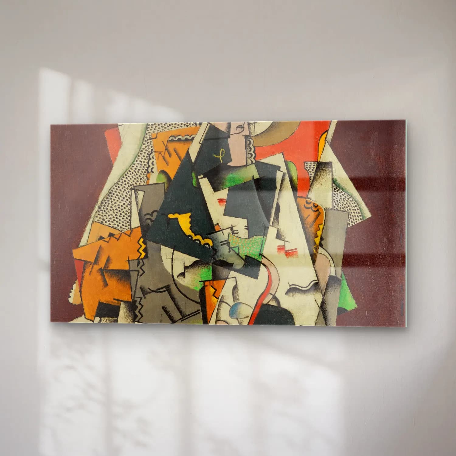 Georges Valmier – Jeune Fille Assise cam tablo — sağ açıdan görünüm