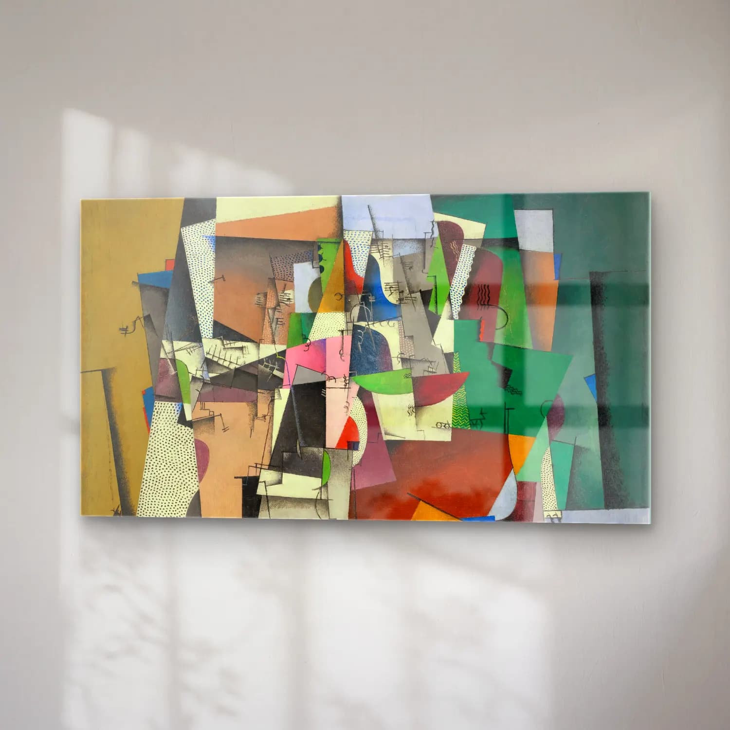 Georges Valmier – LE PIANO cam tablo — sağ açıdan görünüm