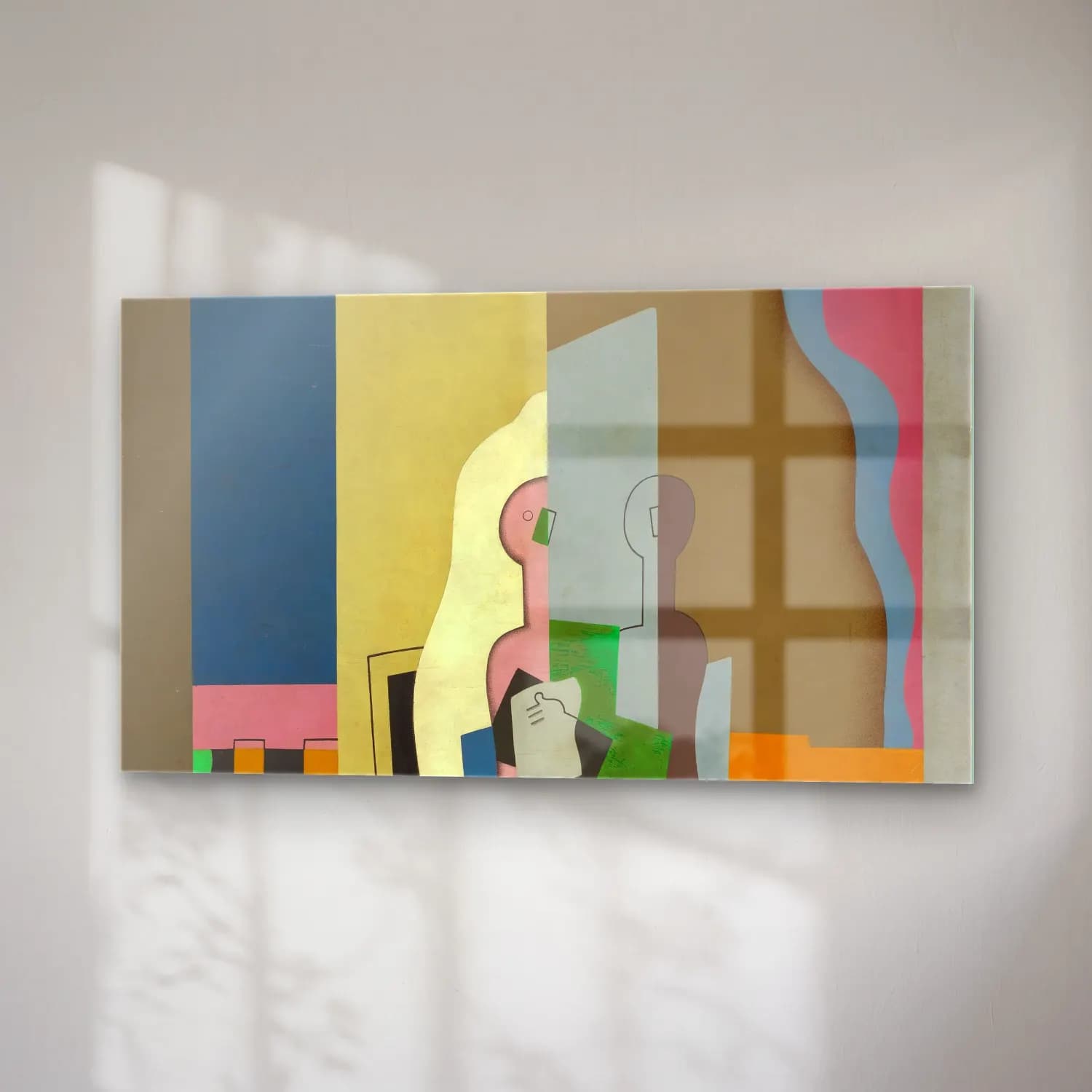 Georges Valmier – Lavans-lès-Saint-Claude, Jura, Femmes au balcon cam tablo — sağ açıdan görünüm