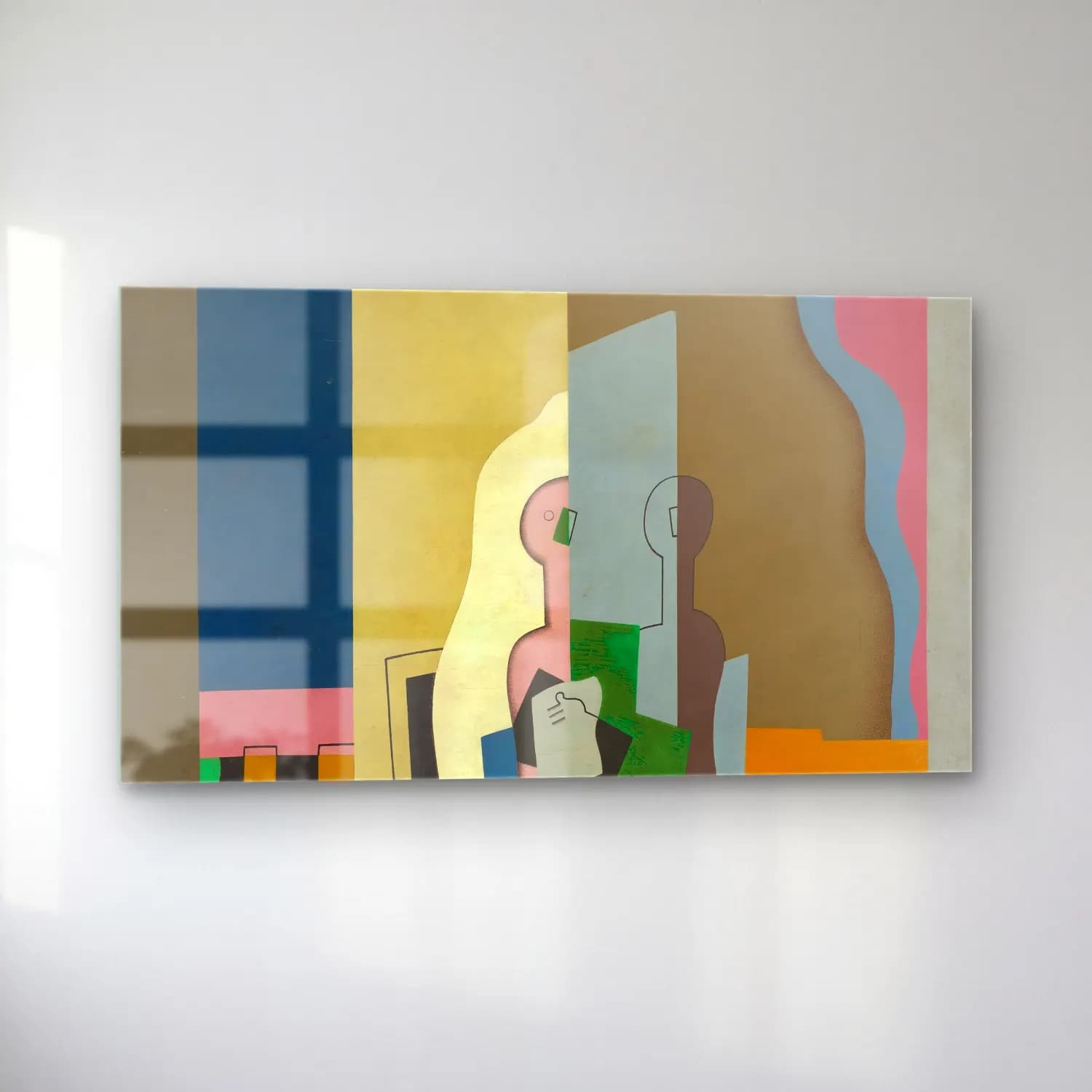 Georges Valmier – Lavans-lès-Saint-Claude, Jura, Femmes au balcon cam tablo — sol açıdan görünüm