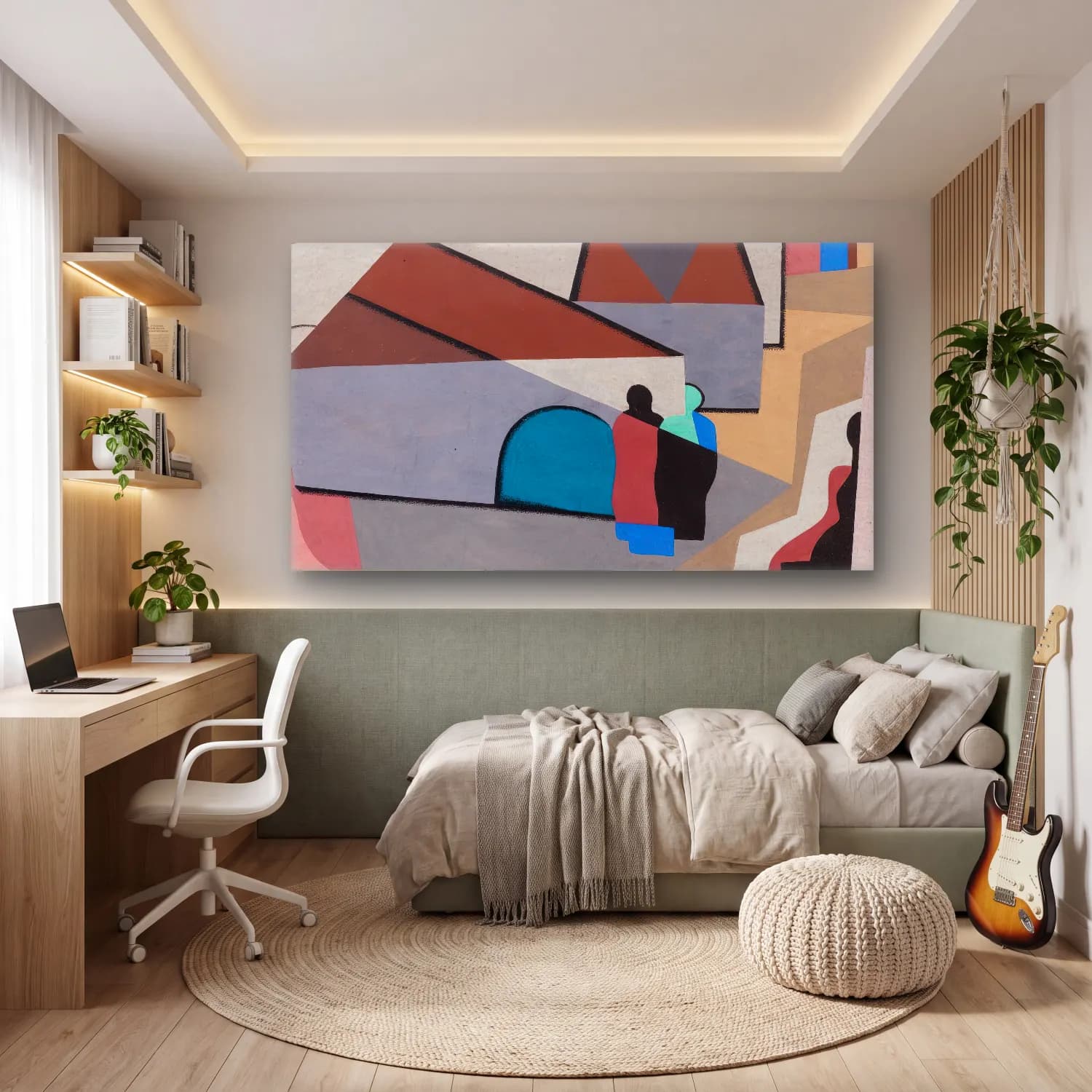 Georges Valmier – Le Village cam tablo — genç odasında