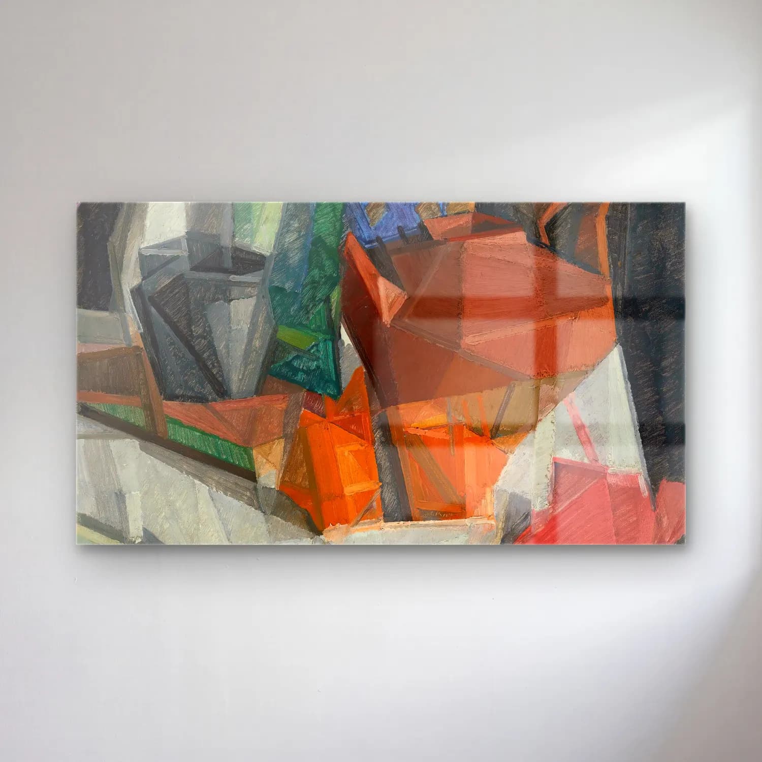 Georges Valmier – Nature Morte No cam tablo — Georges Valmier – Nature Morte No — modern soyut soyut formlar