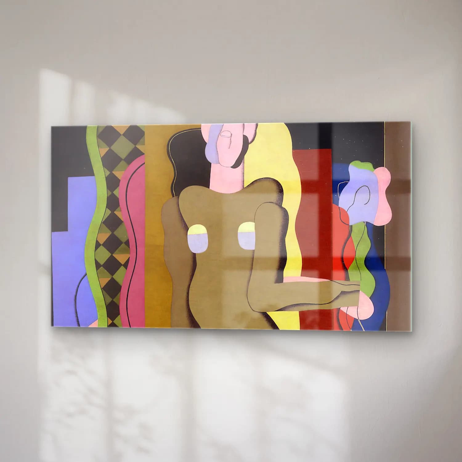 Georges Valmier – Nude with a flower cam tablo — sağ açıdan görünüm