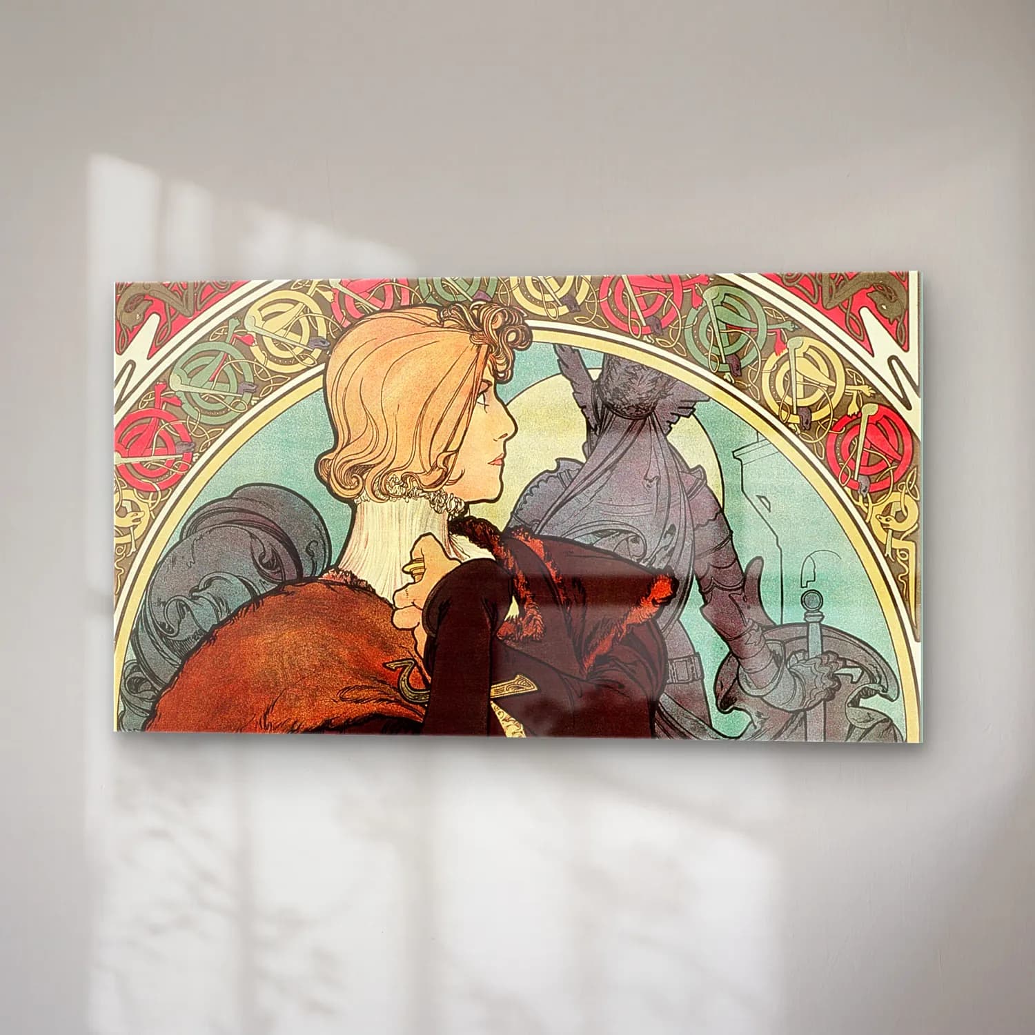 Alphonse Mucha – Hamlet cam tablo — sağ açıdan görünüm
