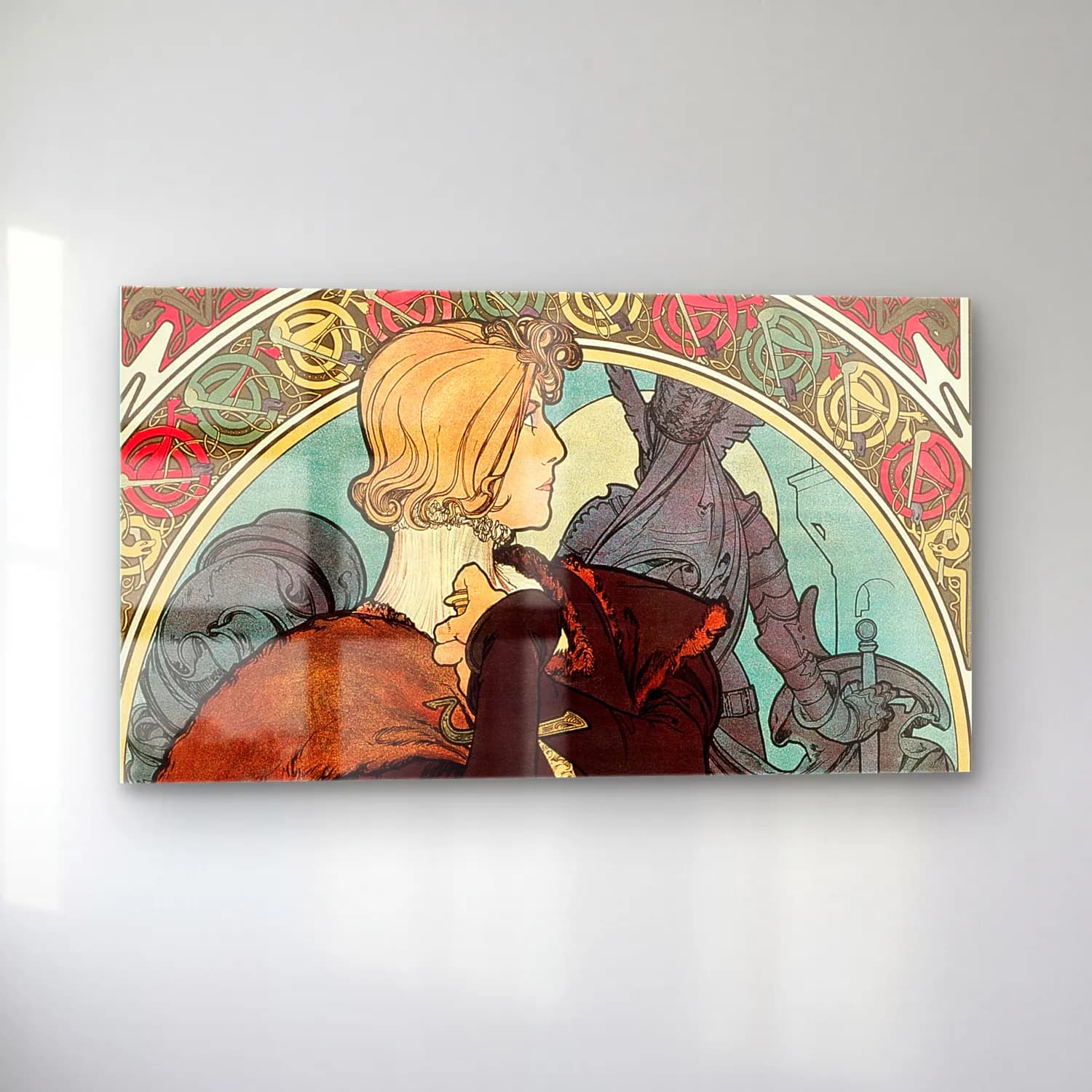 Alphonse Mucha – Hamlet cam tablo — sol açıdan görünüm