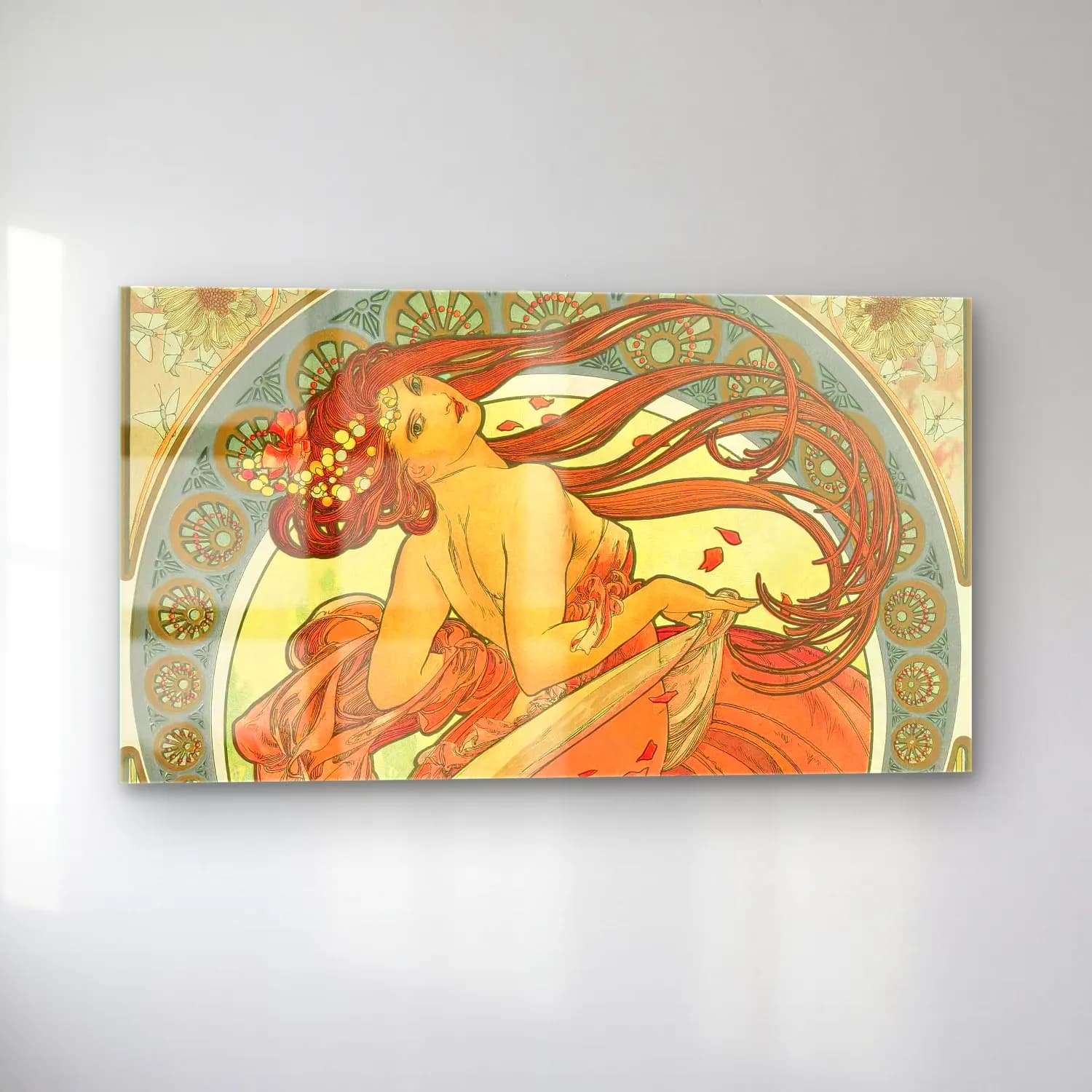 Alphonse Mucha – The Arts – Dance cam tablo — sol açıdan görünüm