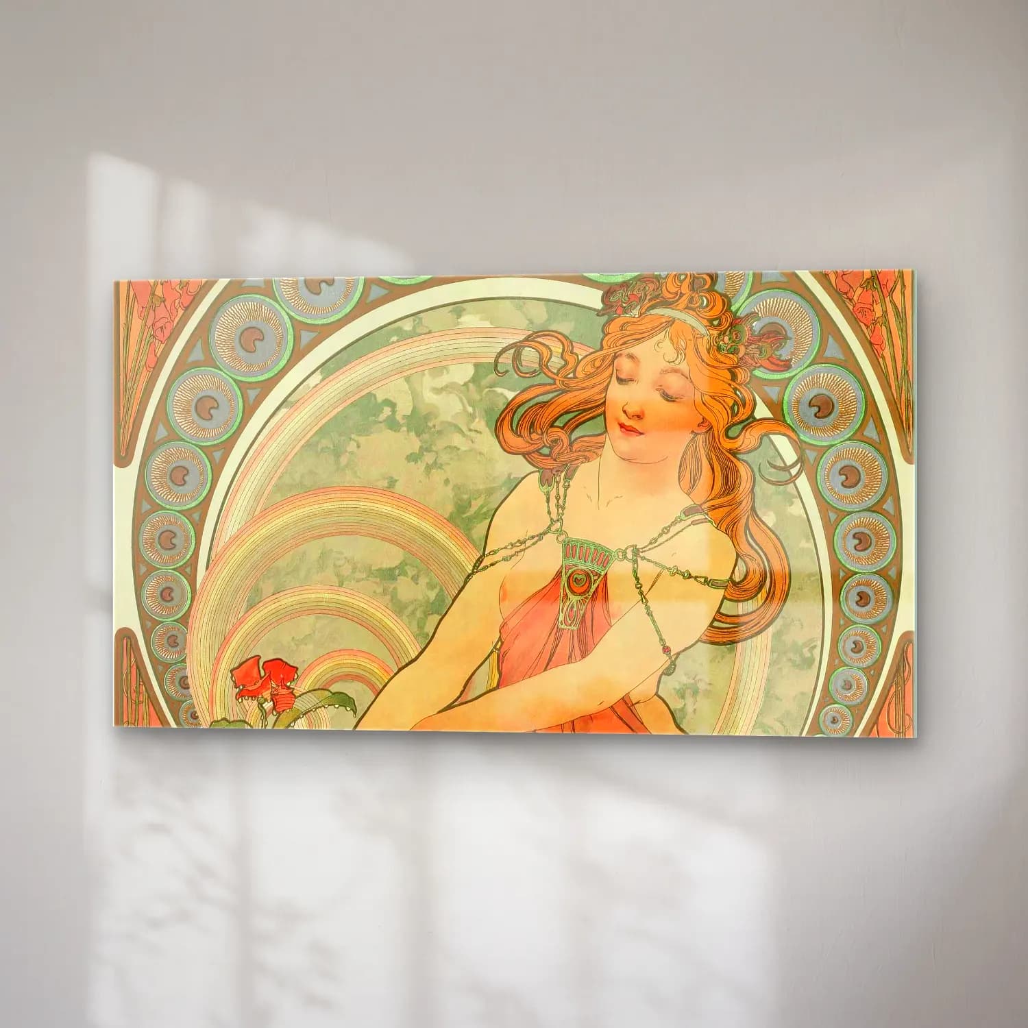 Alphonse Mucha – The Arts – Painting cam tablo — sağ açıdan görünüm