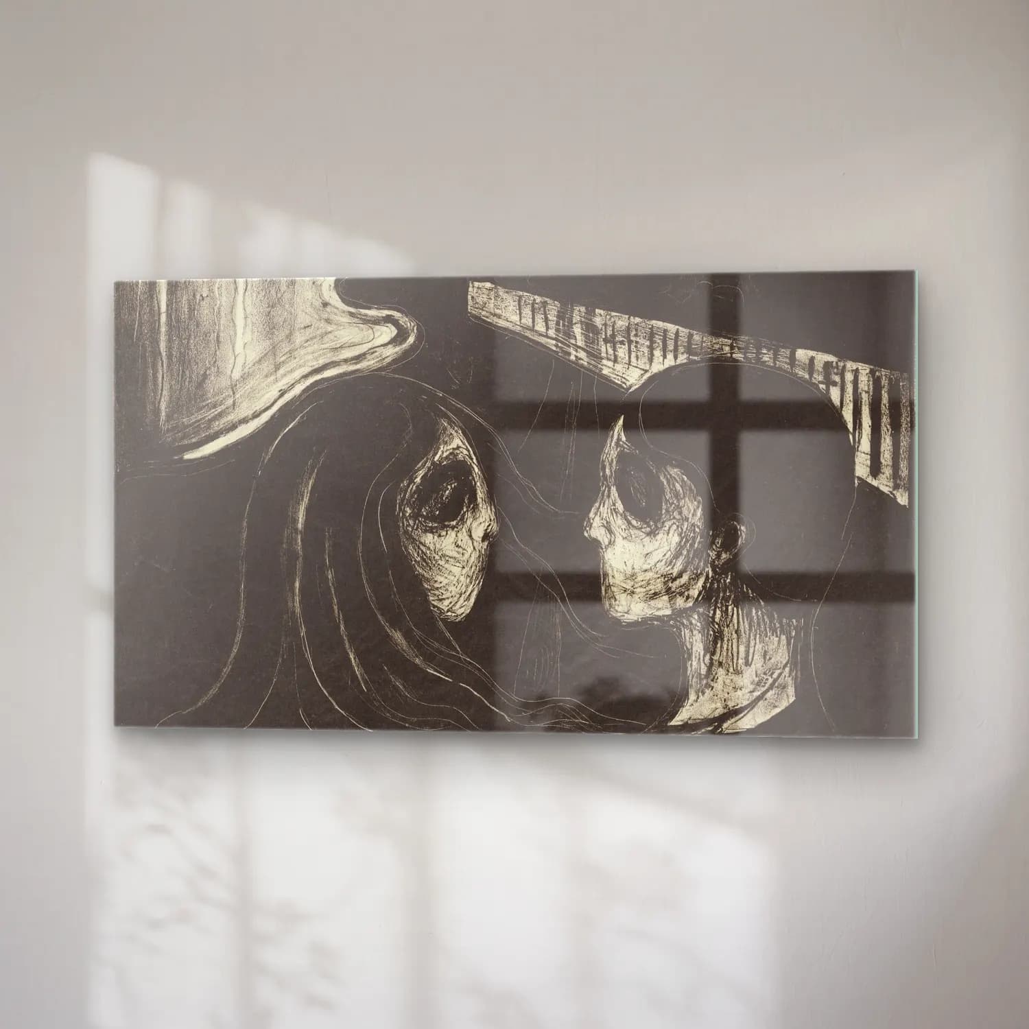 Edvard Munch – Attraction I cam tablo — sağ açıdan görünüm
