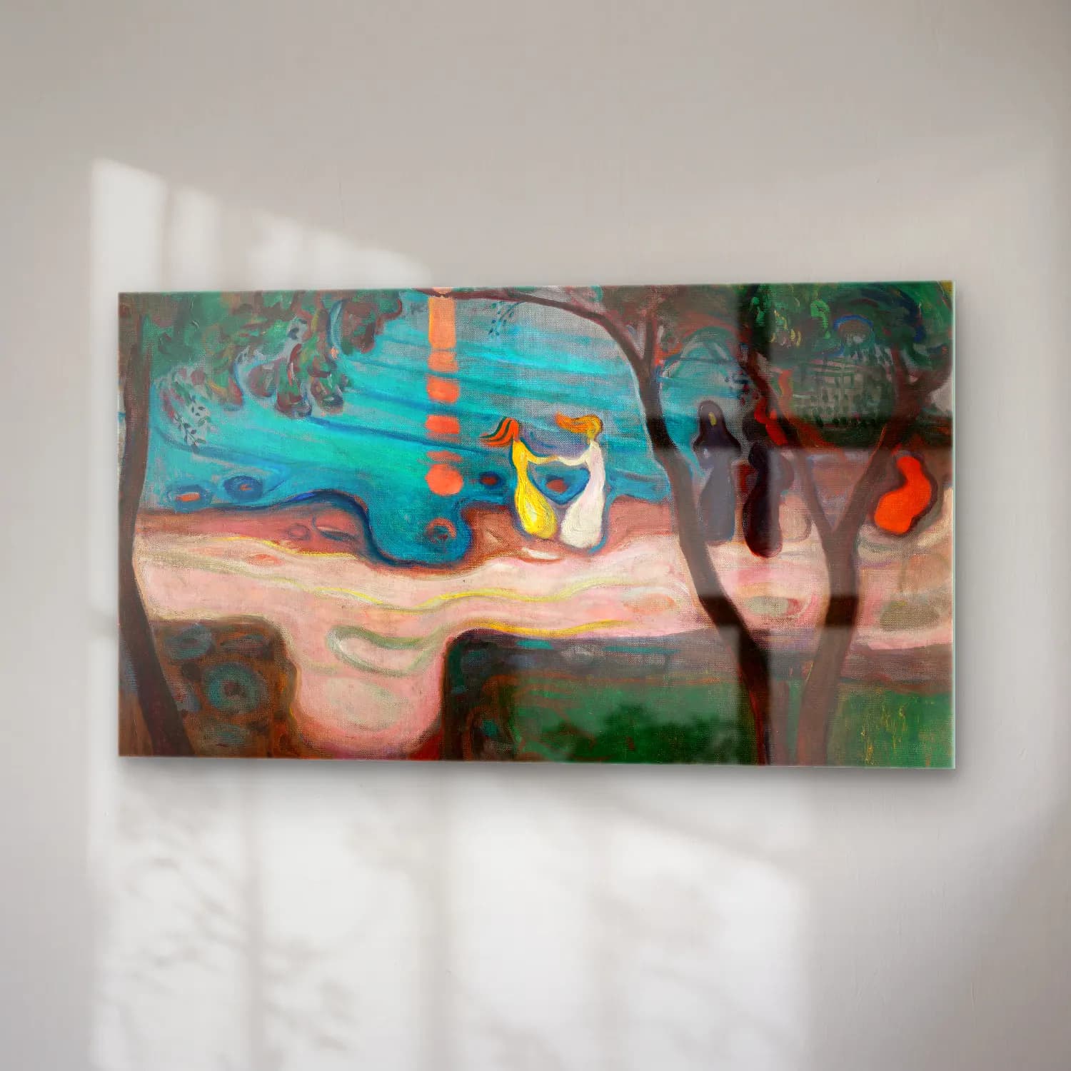 Edvard Munch – Dance on the Beach cam tablo — sağ açıdan görünüm