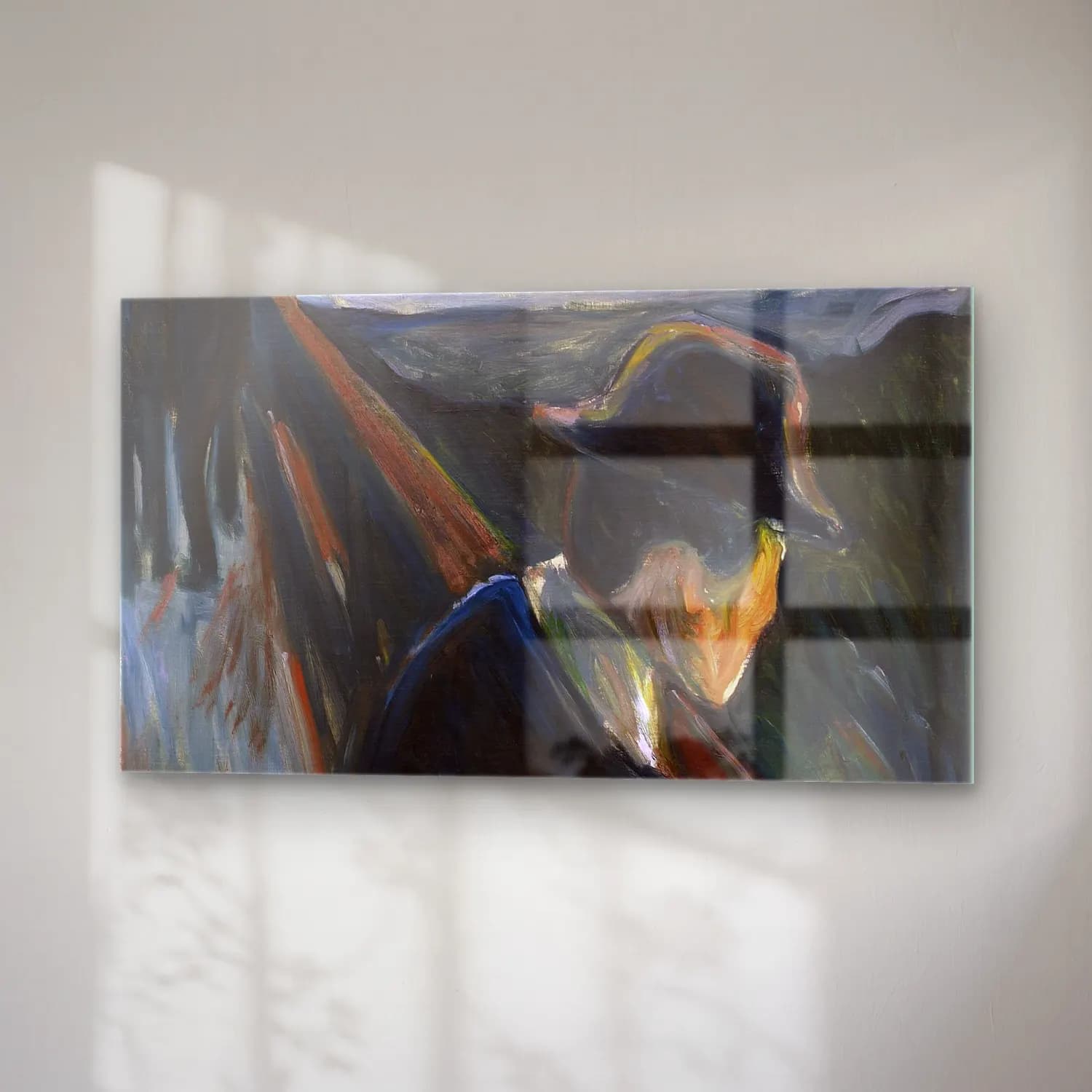 Edvard Munch – Despair cam tablo — sağ açıdan görünüm