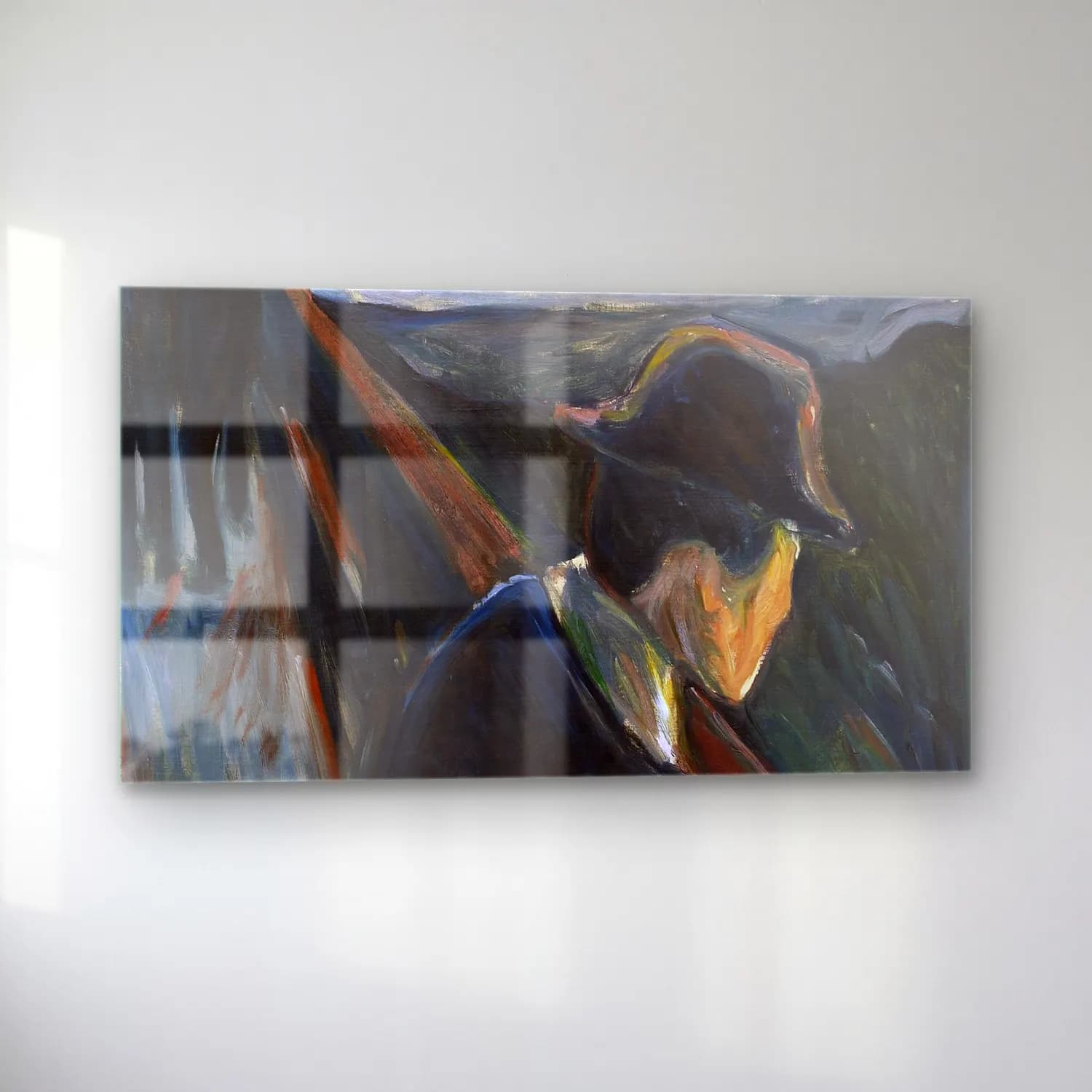 Edvard Munch – Despair cam tablo — sol açıdan görünüm
