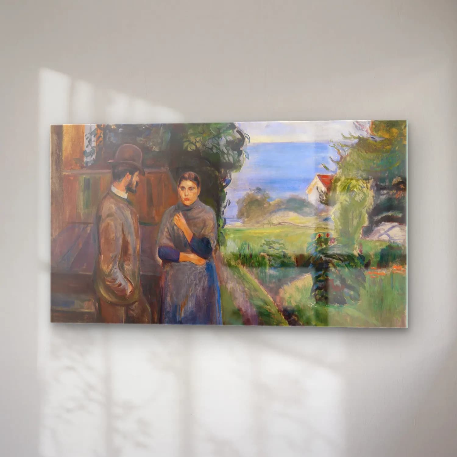 Edvard Munch – Evening passion cam tablo — sağ açıdan görünüm