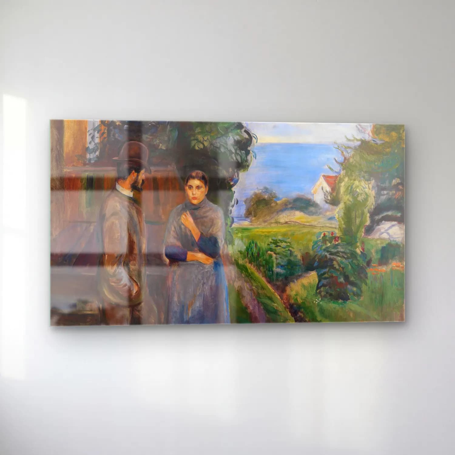 Edvard Munch – Evening passion cam tablo — sol açıdan görünüm