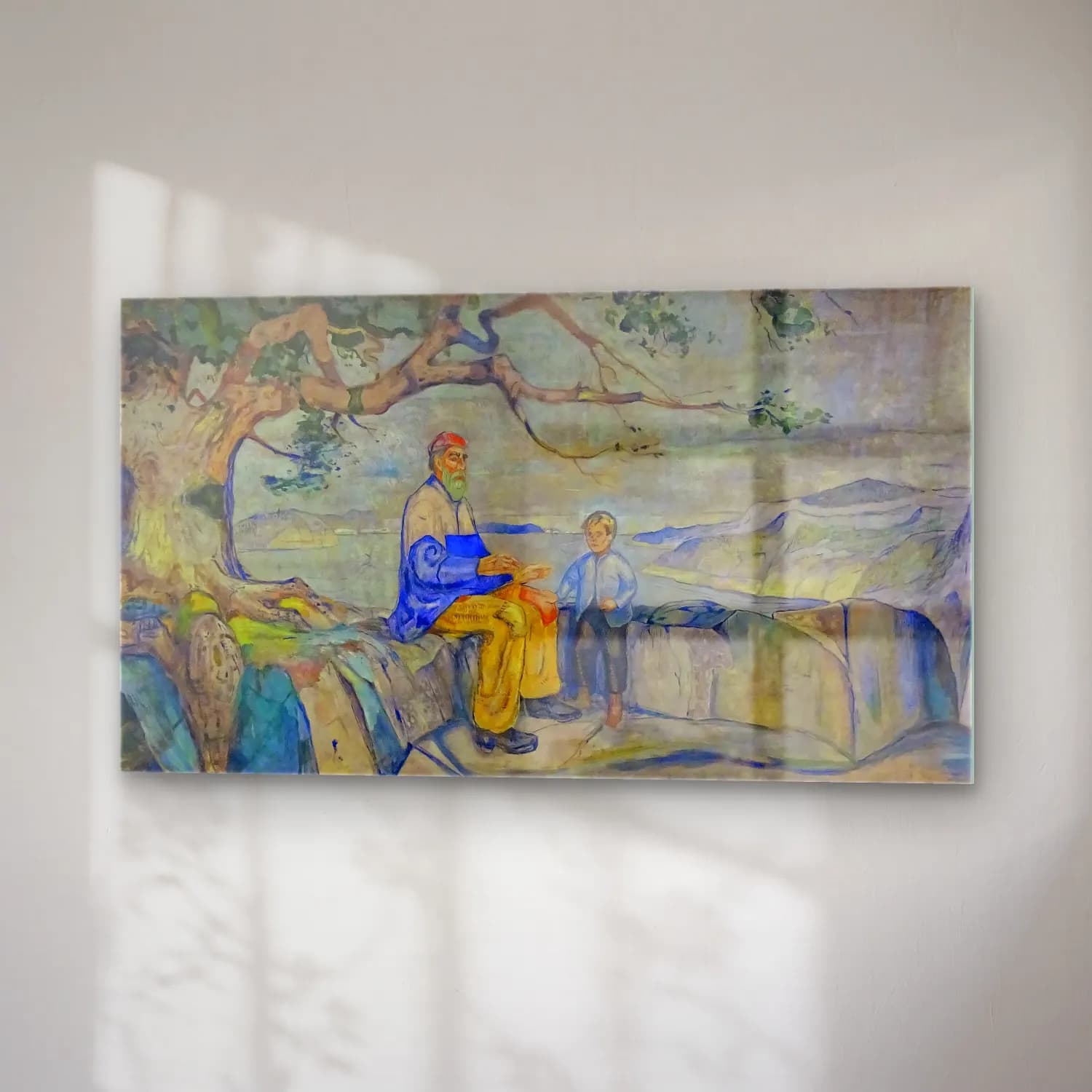 Edvard Munch – Historien cam tablo — sağ açıdan görünüm
