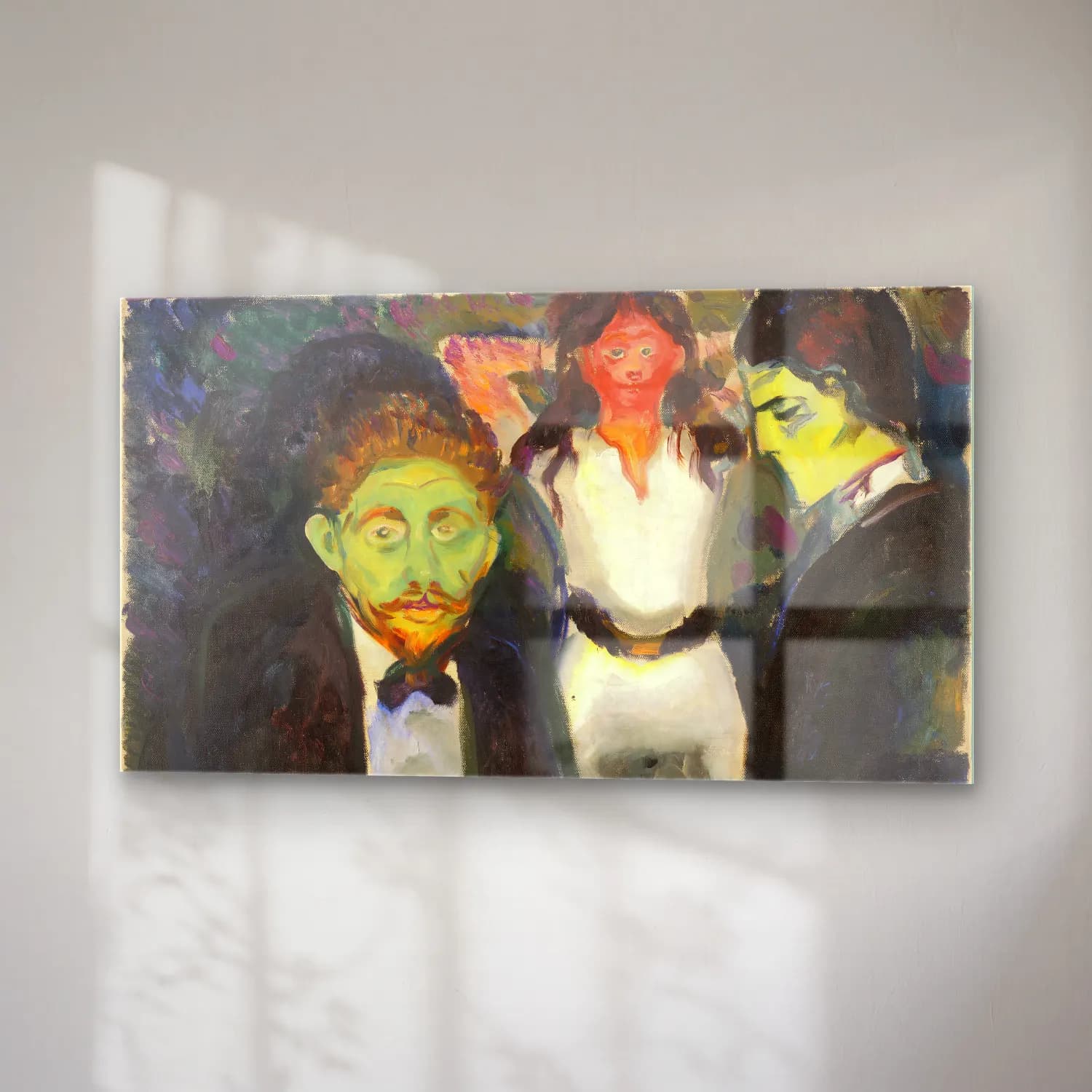 Edvard Munch – Jealousy cam tablo — sağ açıdan görünüm