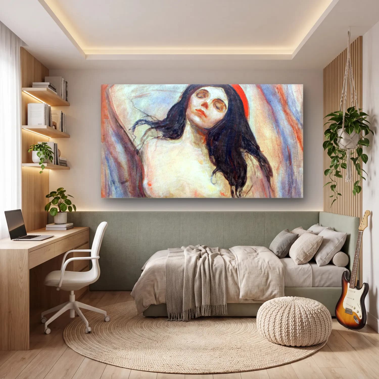 Edvard Munch – Madonna cam tablo — genç odasında