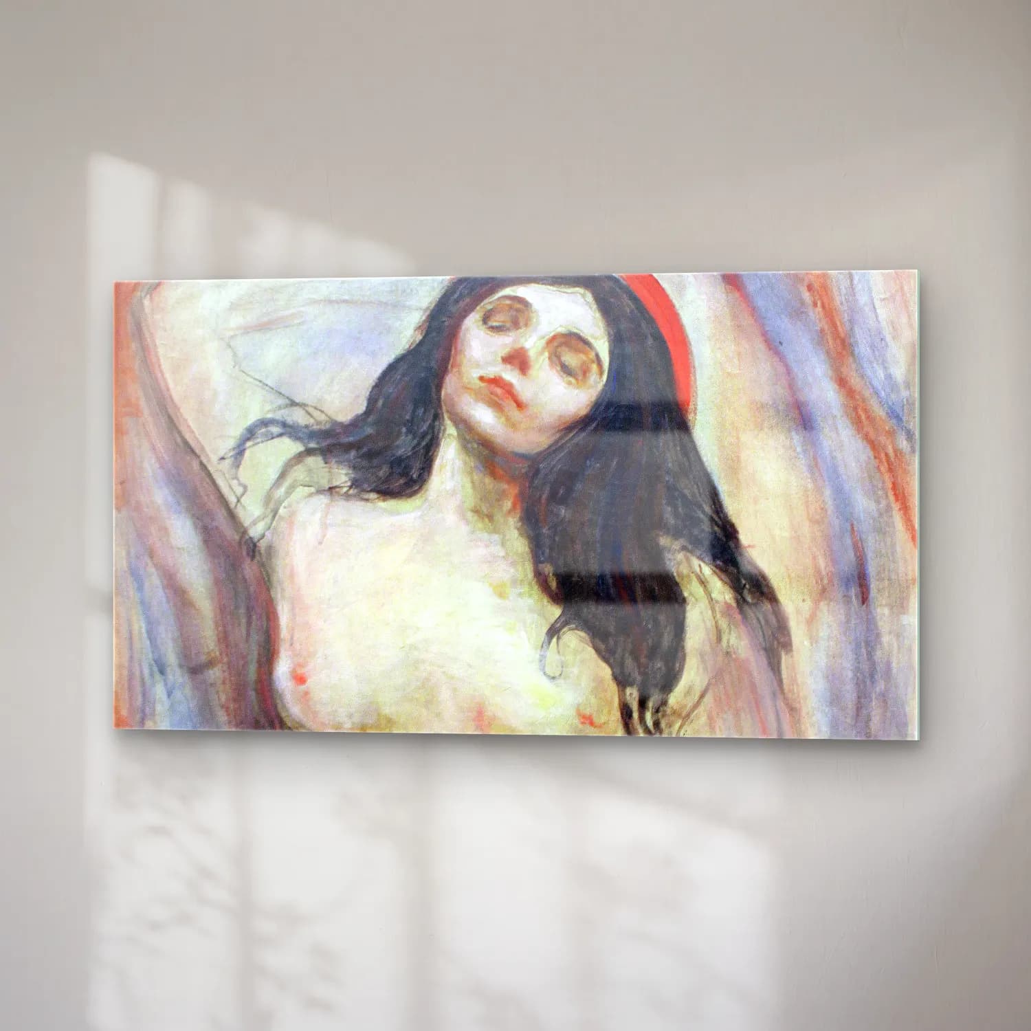 Edvard Munch – Madonna cam tablo — sağ açıdan görünüm