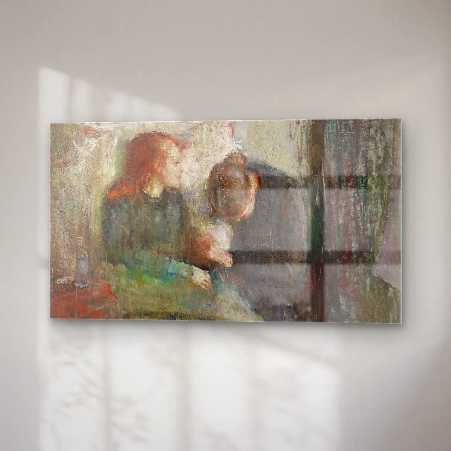 Edvard Munch – Munch Det Syke Barn cam tablo — sağ açıdan görünüm