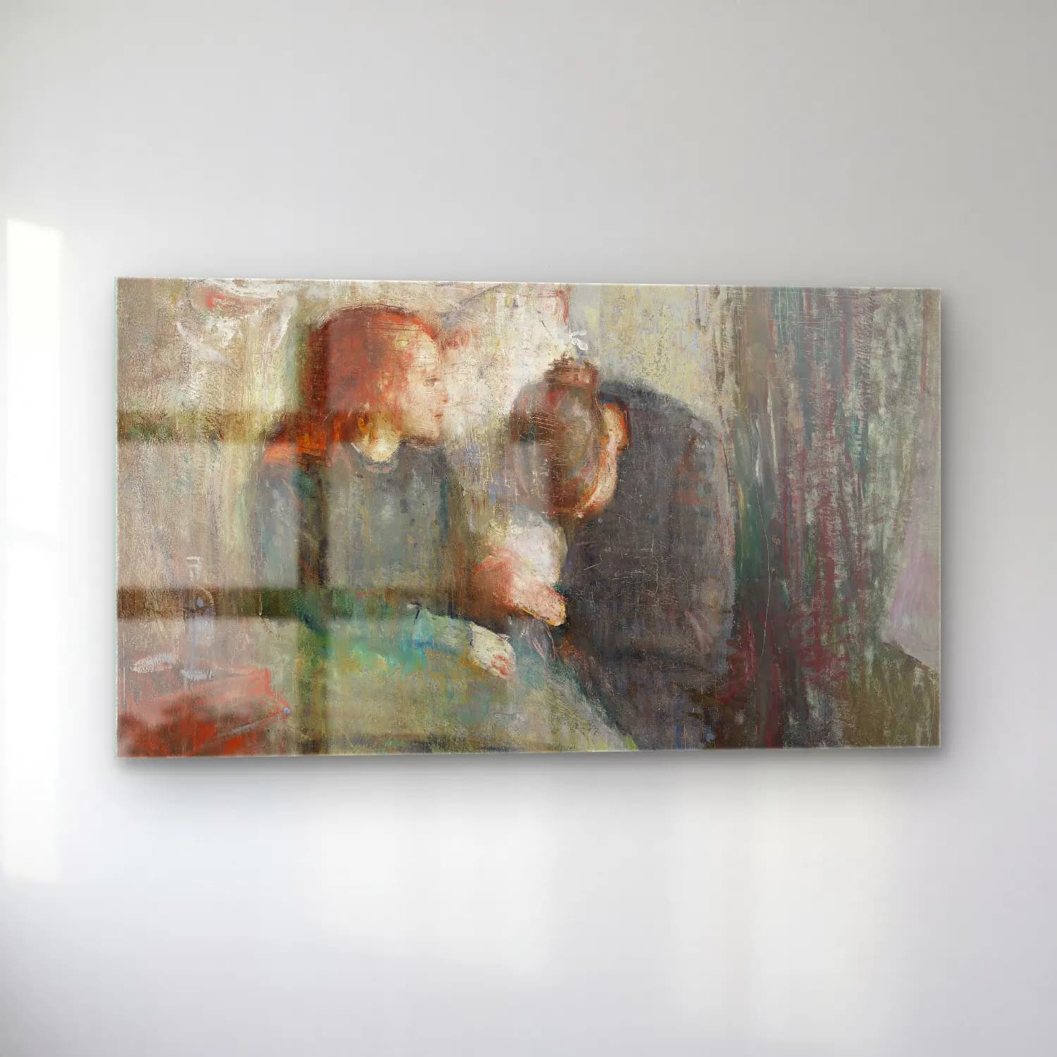 Edvard Munch – Munch Det Syke Barn cam tablo — sol açıdan görünüm